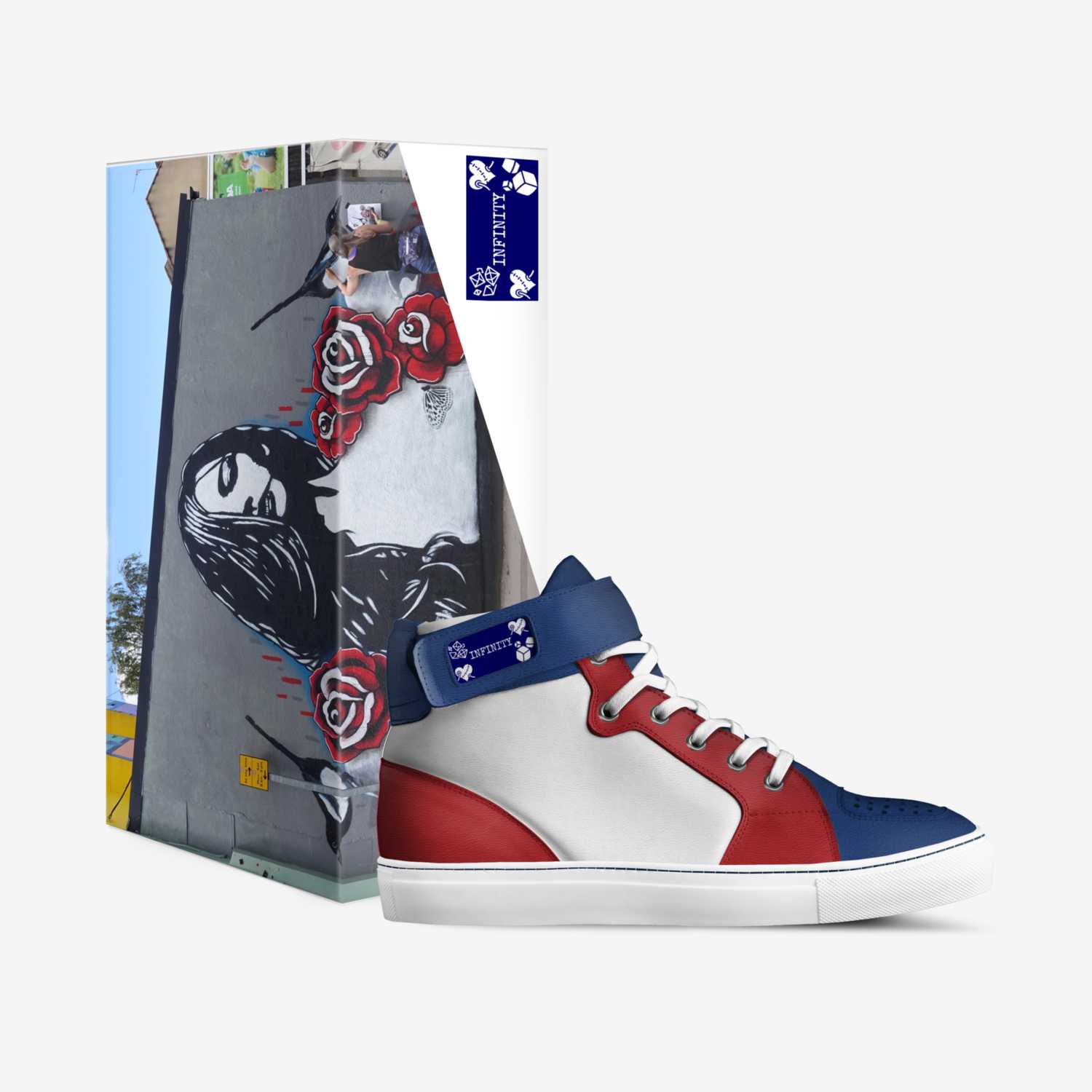 PLATINUM INFINITY custom made in Italy shoes by Elliesha Naidoo | Box view