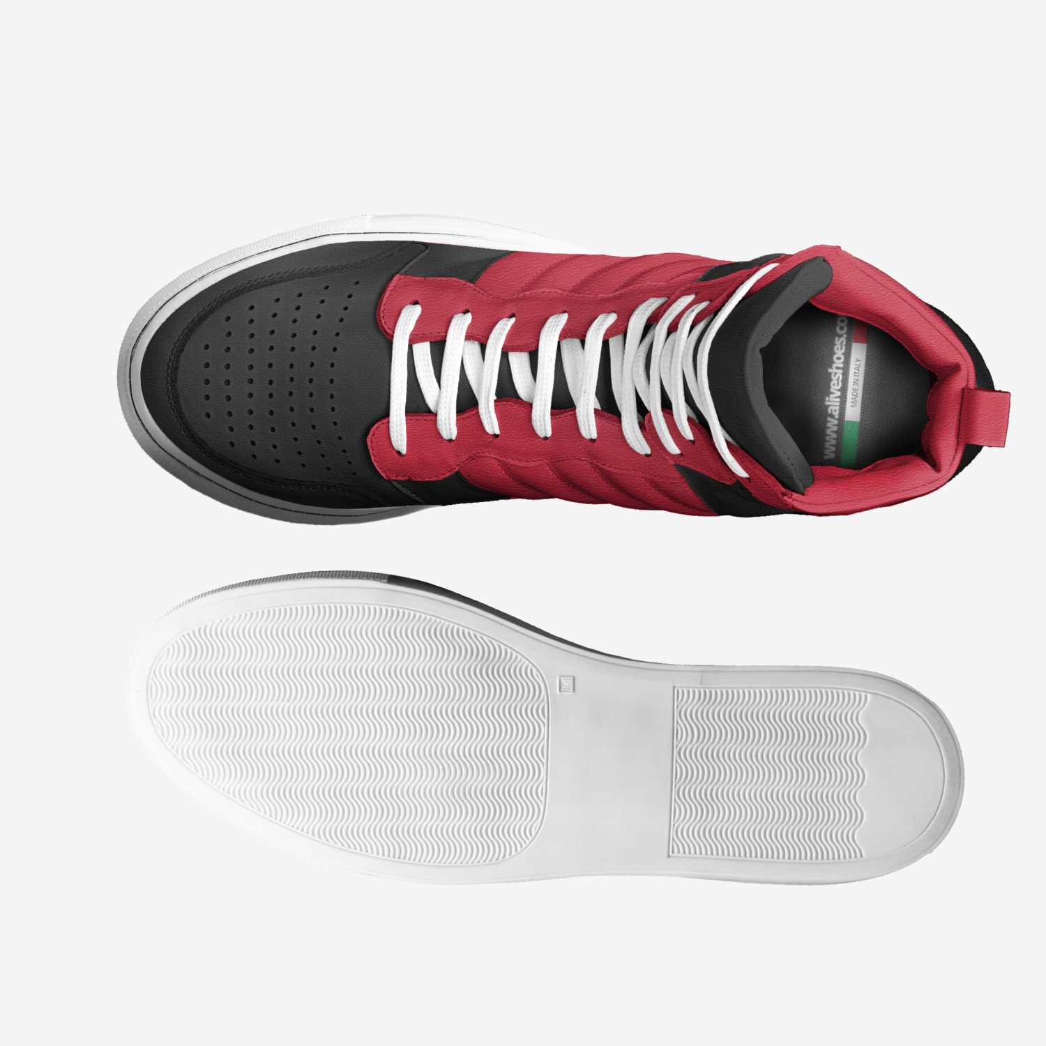 Diablo custom made in Italy shoes by Saman Thabit | Top view