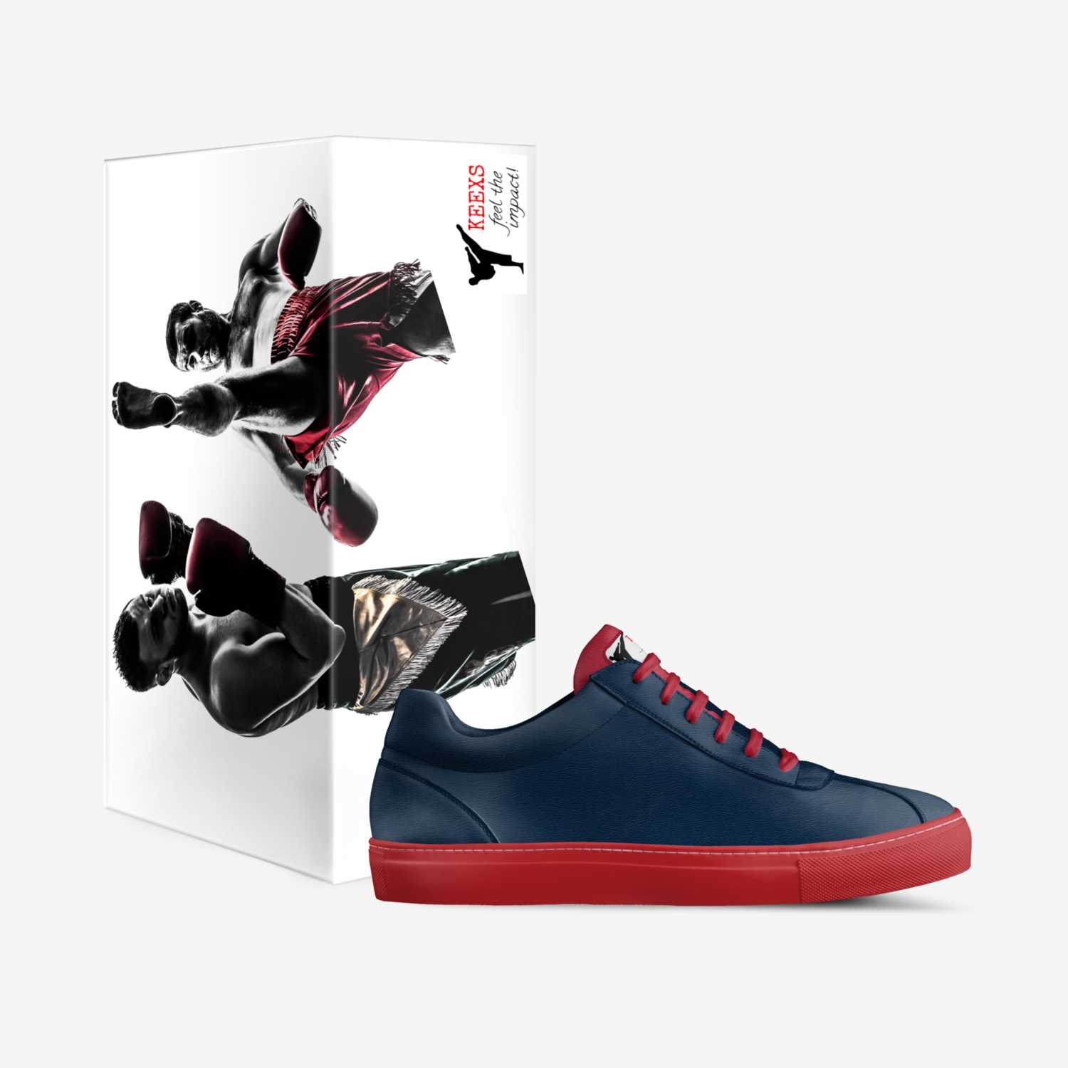 keexs custom made in Italy shoes by Jide Ipaye | Box view