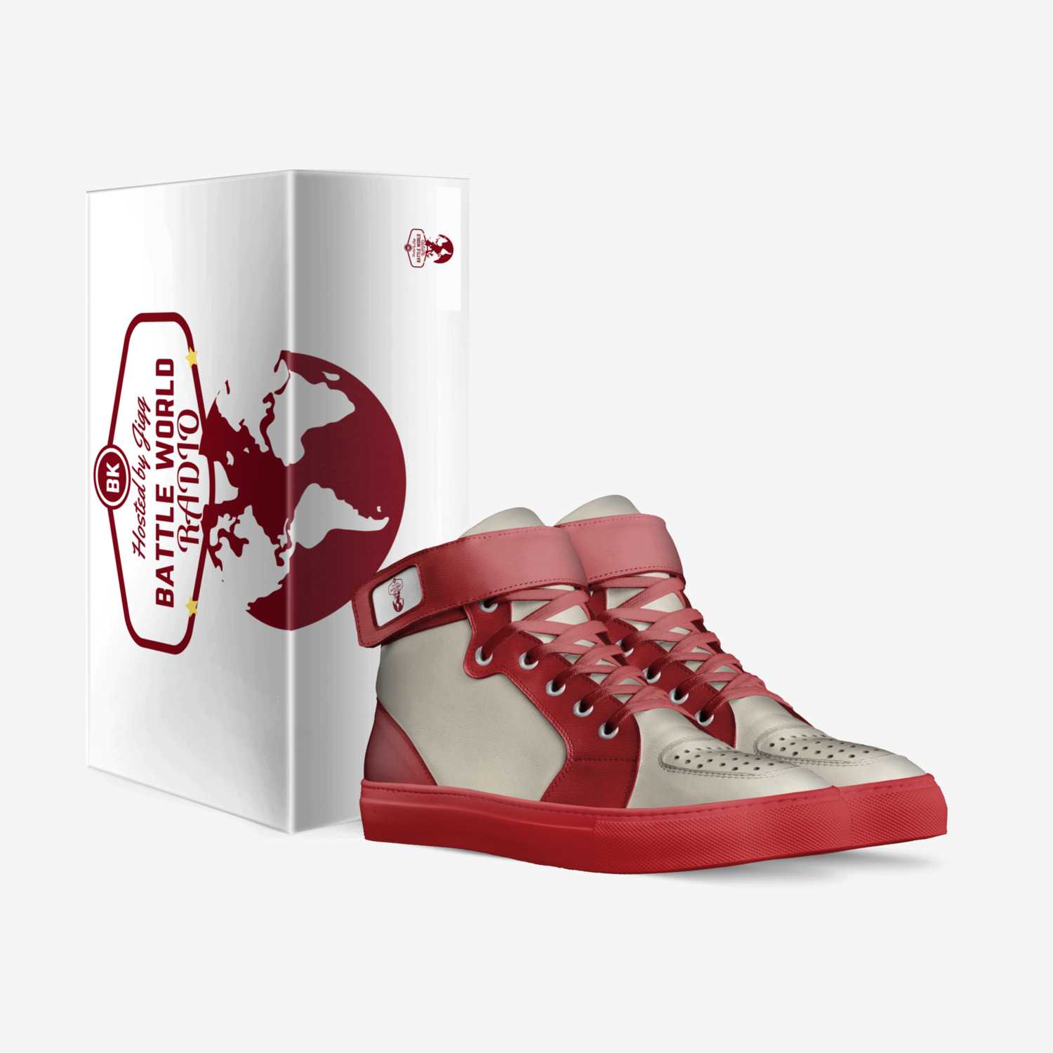 BWR Brand-T7 custom made in Italy shoes by Battleworldradio Store | Box view