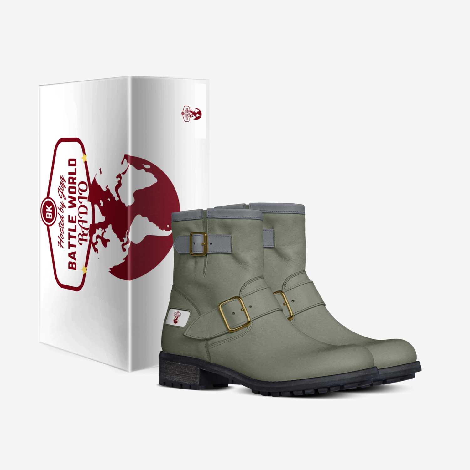 BWR Brand-B8 custom made in Italy shoes by Battleworldradio Store | Box view