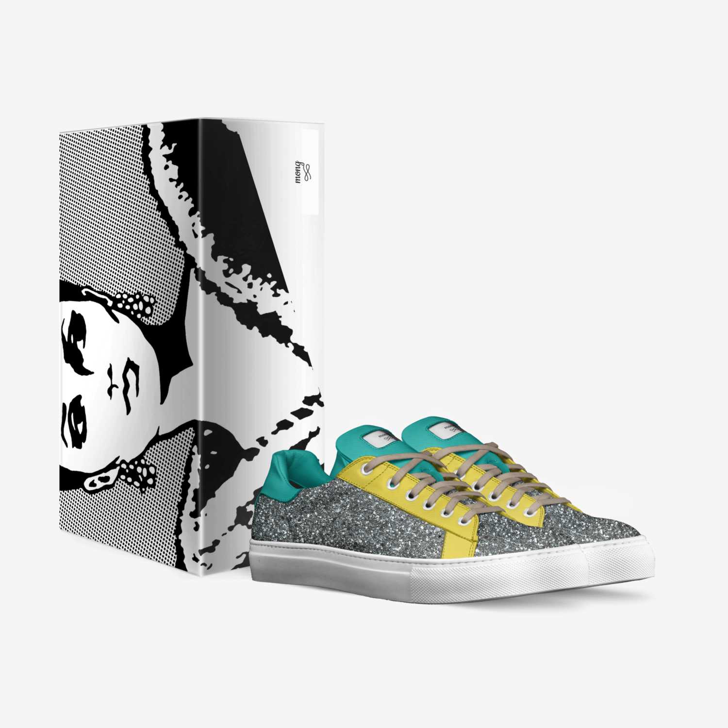mong custom made in Italy shoes by Eman Noor | Box view