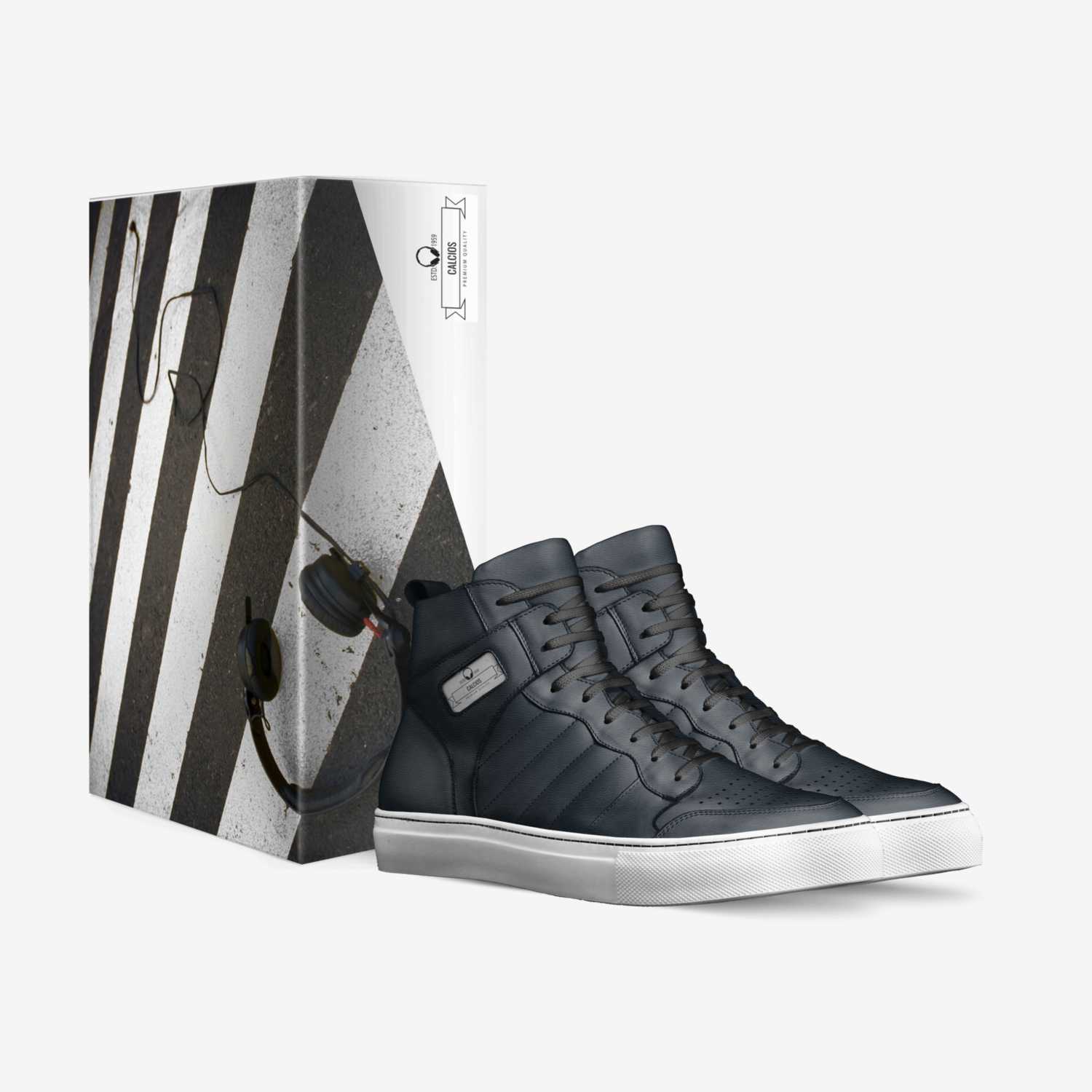 Calcios custom made in Italy shoes by Alberto Diaz | Box view