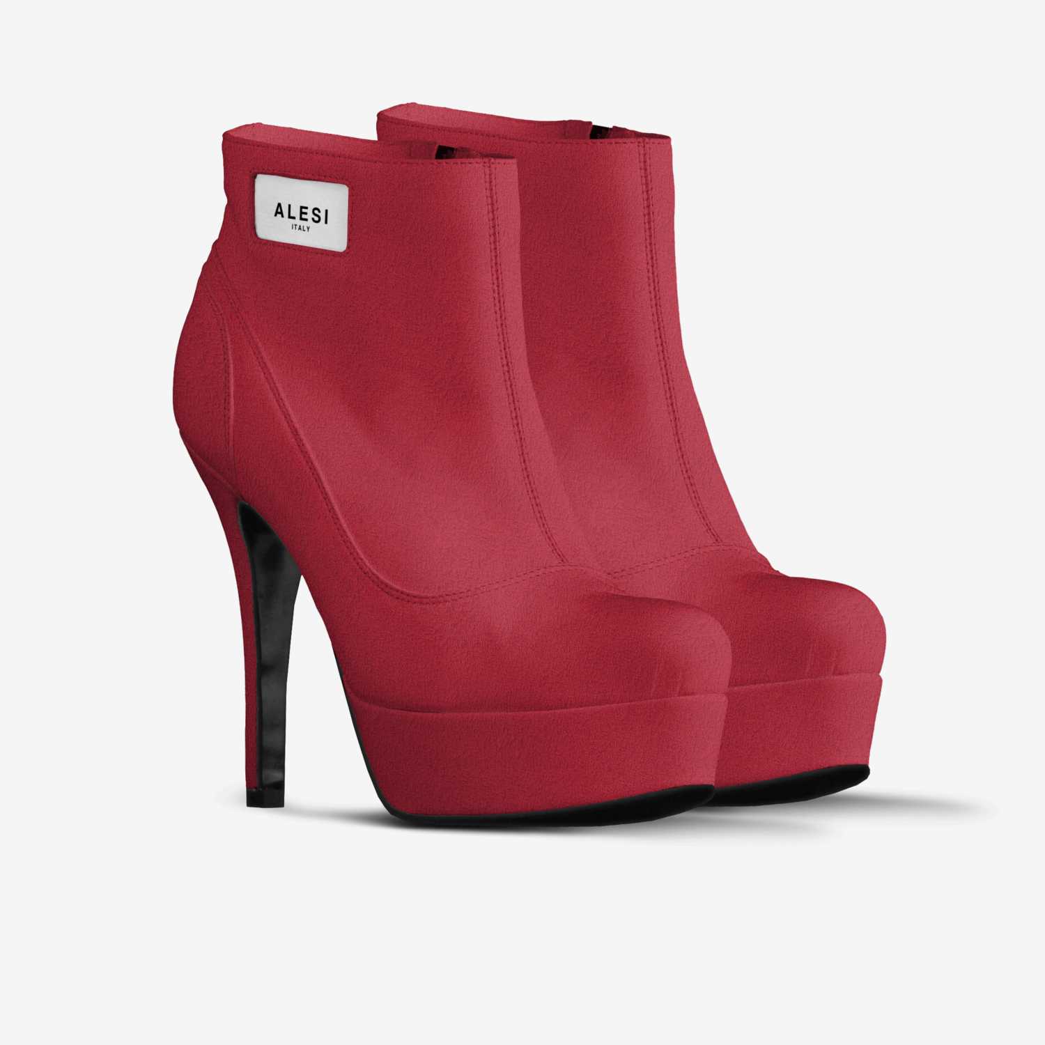 Alesi Zipper Heel custom made in Italy shoes by Lonanthony Parker | Double view