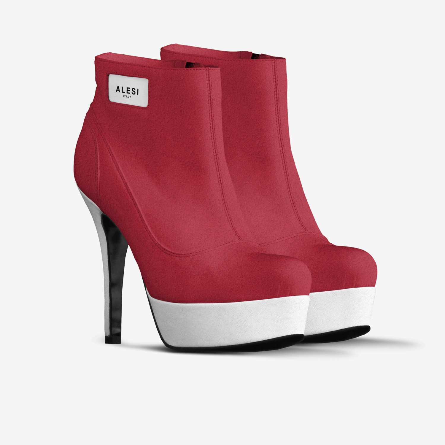 Alesi Zipper Heel custom made in Italy shoes by Lonanthony Parker | Double view