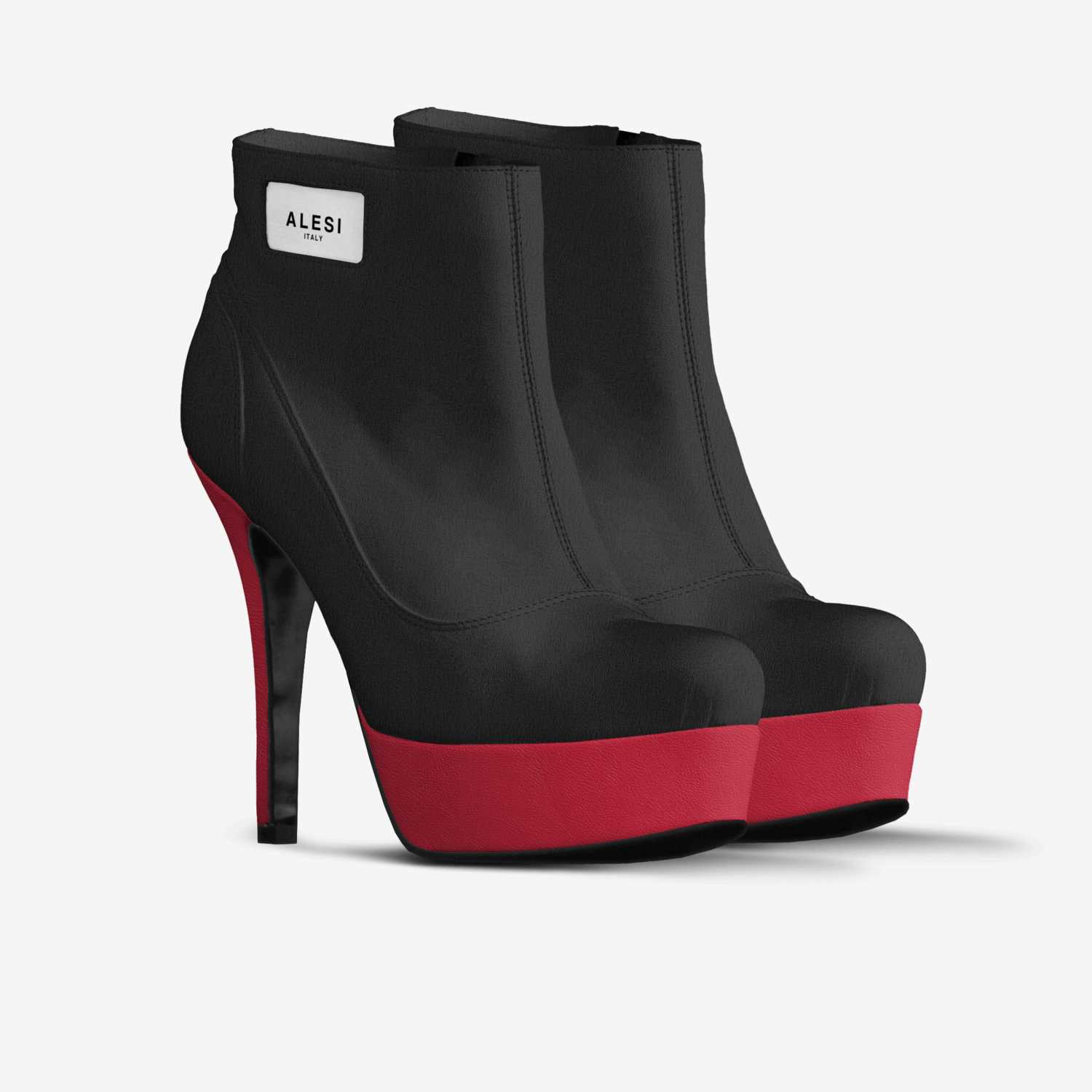 Alesi Zipper Heel custom made in Italy shoes by Lonanthony Parker | Double view