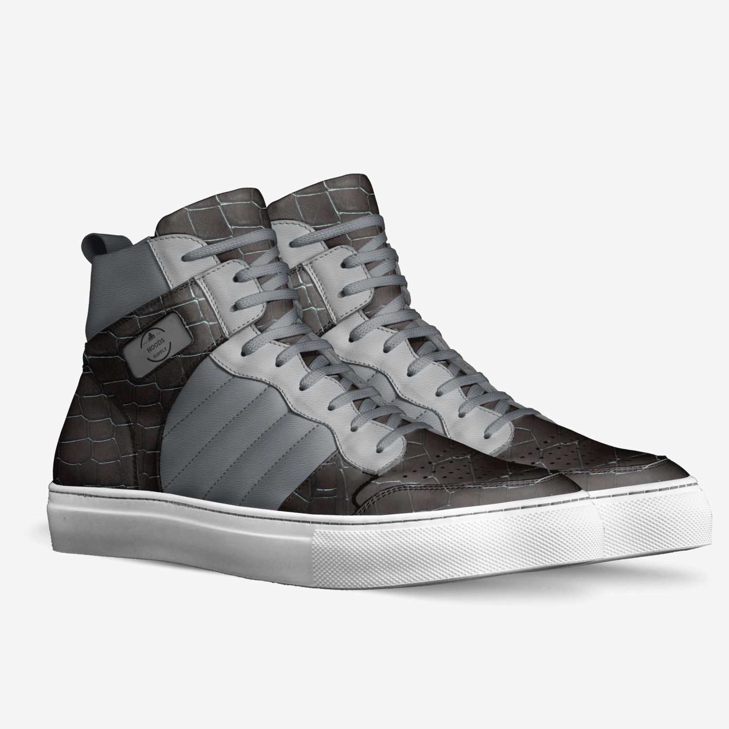 Hoods custom made in Italy shoes by David Smith | Double view
