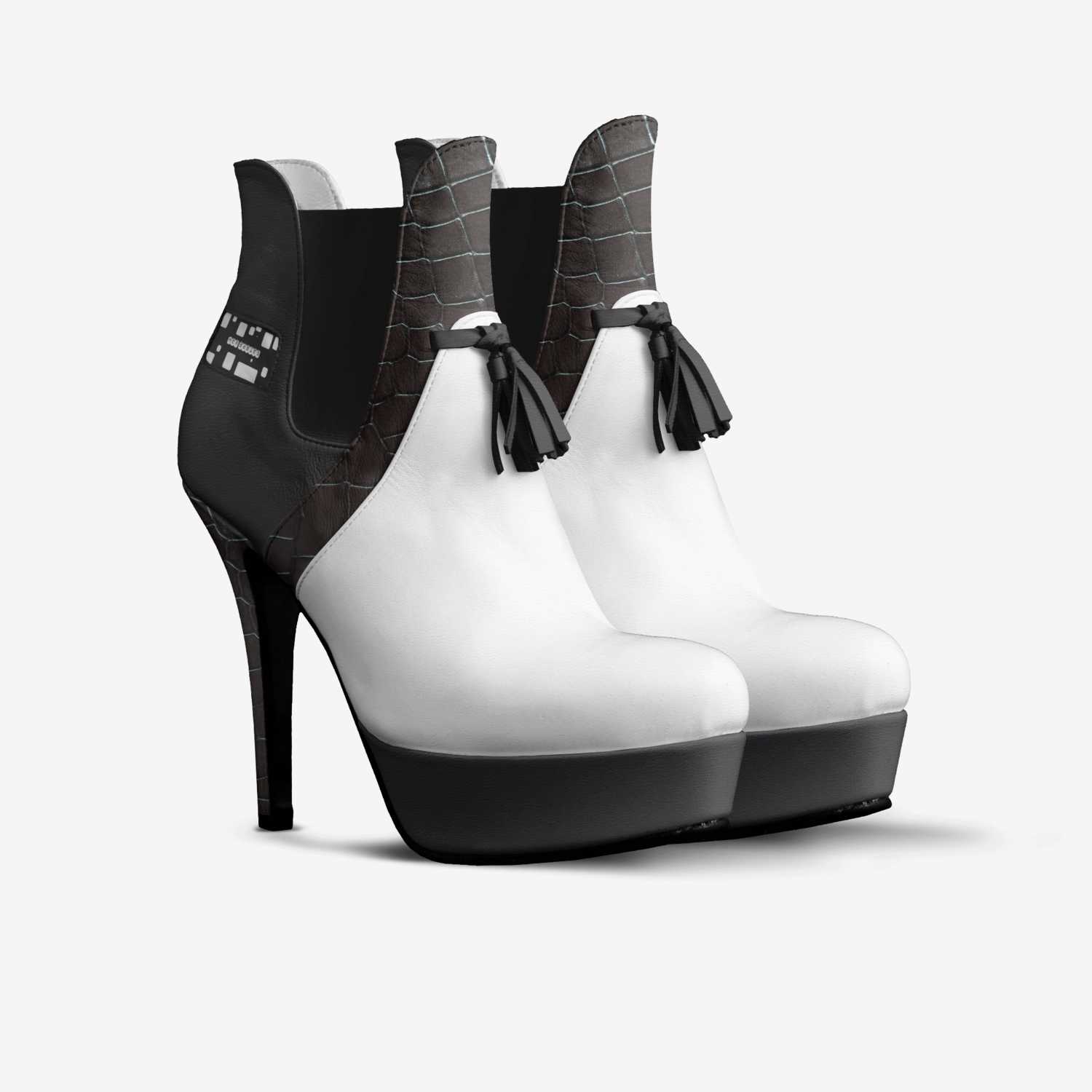 Her Babies custom made in Italy shoes by Joshua Fuller | Double view