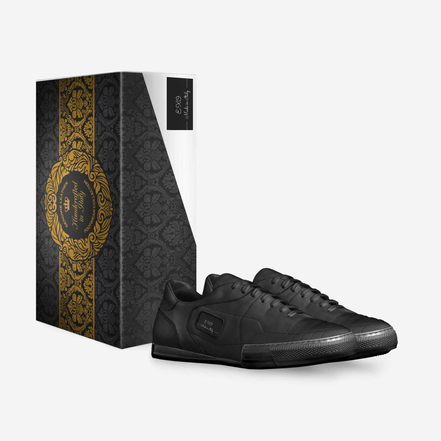 EXO  custom made in Italy shoes by Ein Odom | Box view