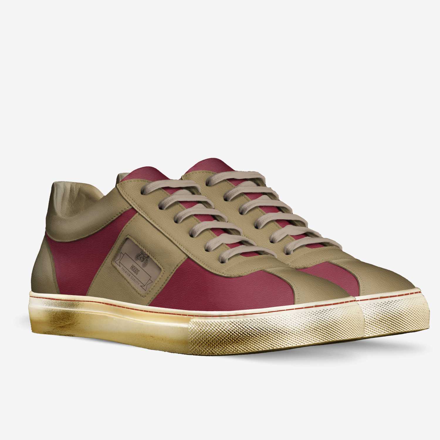 Hoods custom made in Italy shoes by David Smith | Double view
