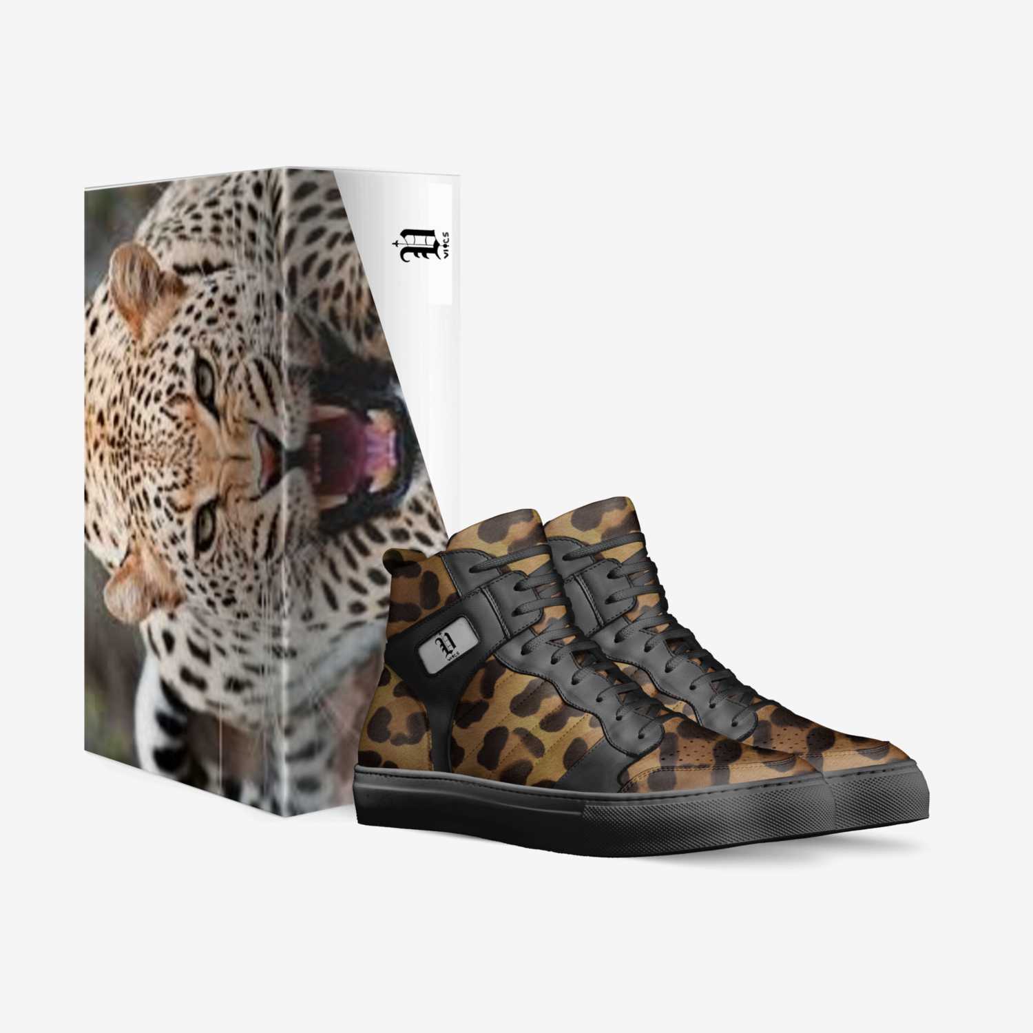 Vics jaguar air custom made in Italy shoes by Brayden Murphy | Box view