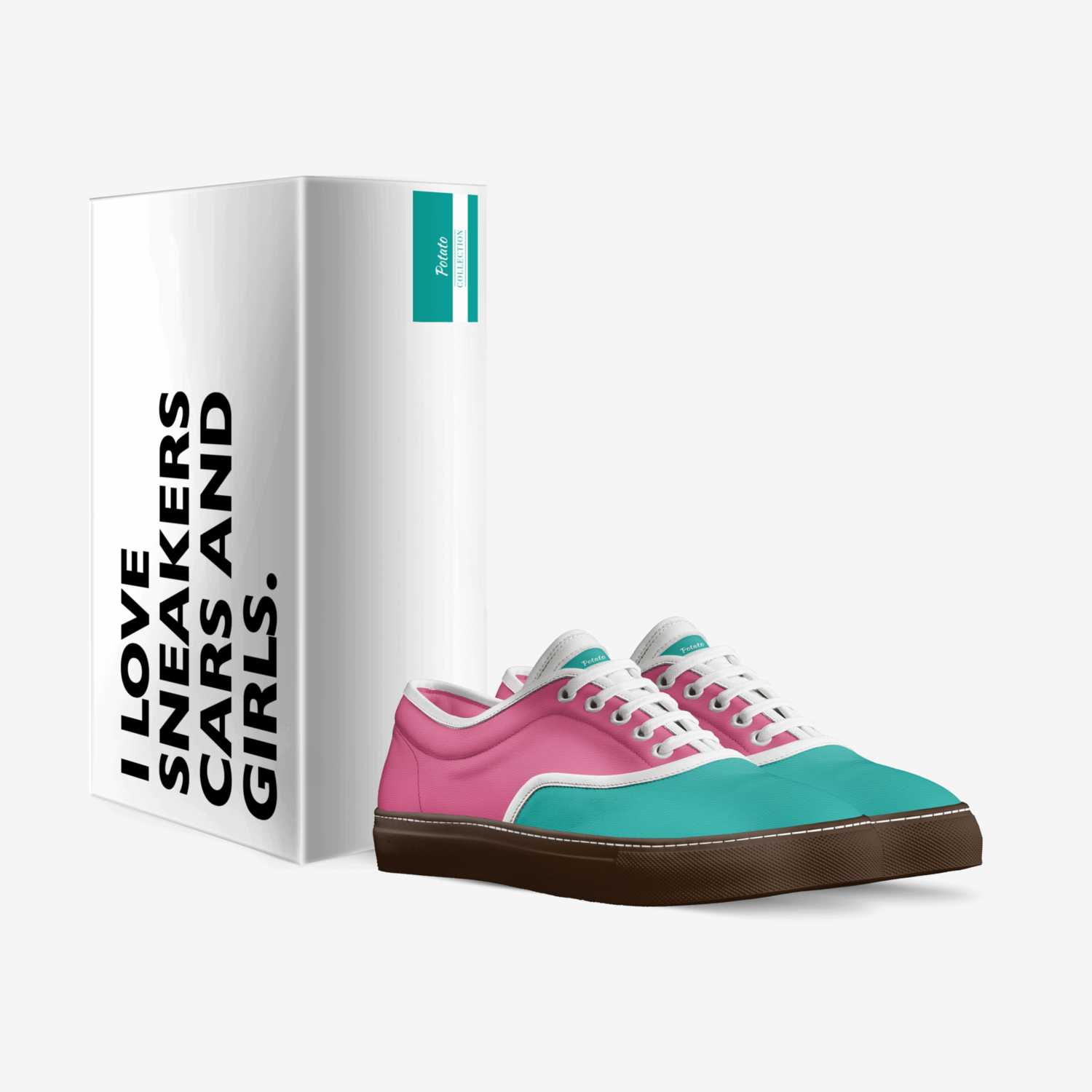 Potato custom made in Italy shoes by Brianna Hennigh Kay | Box view