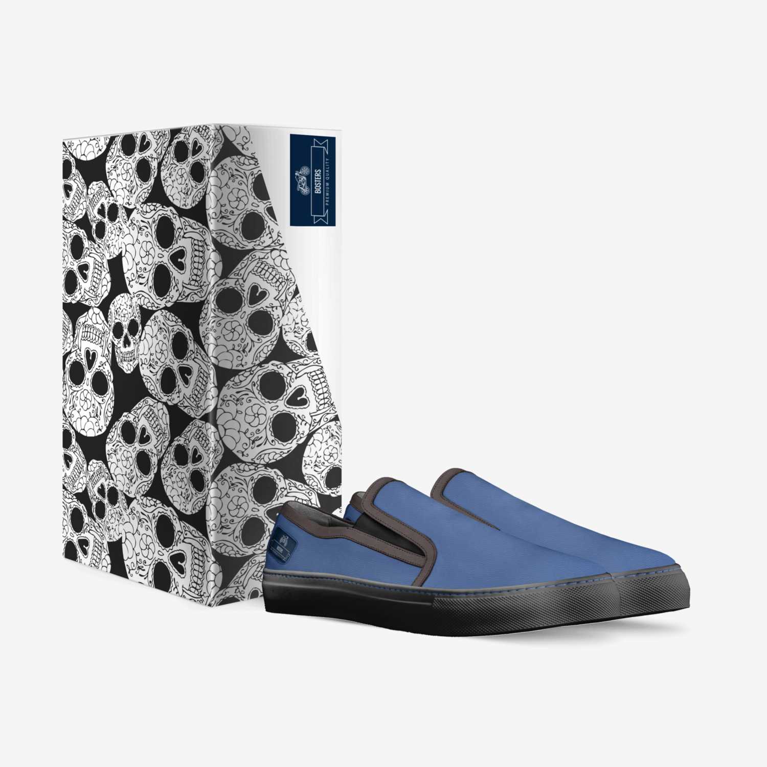 Bosters custom made in Italy shoes by Kentarious | Box view
