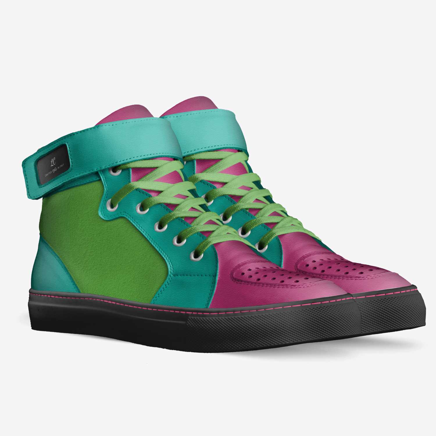 LC custom made in Italy shoes by Lasaundra Collins | Double view