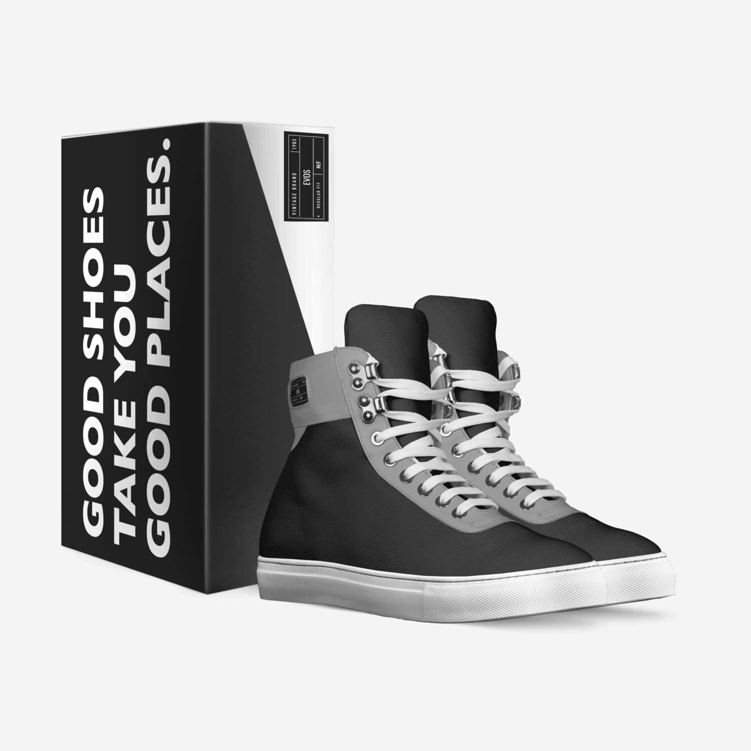 evos custom made in Italy shoes by Juan | Box view