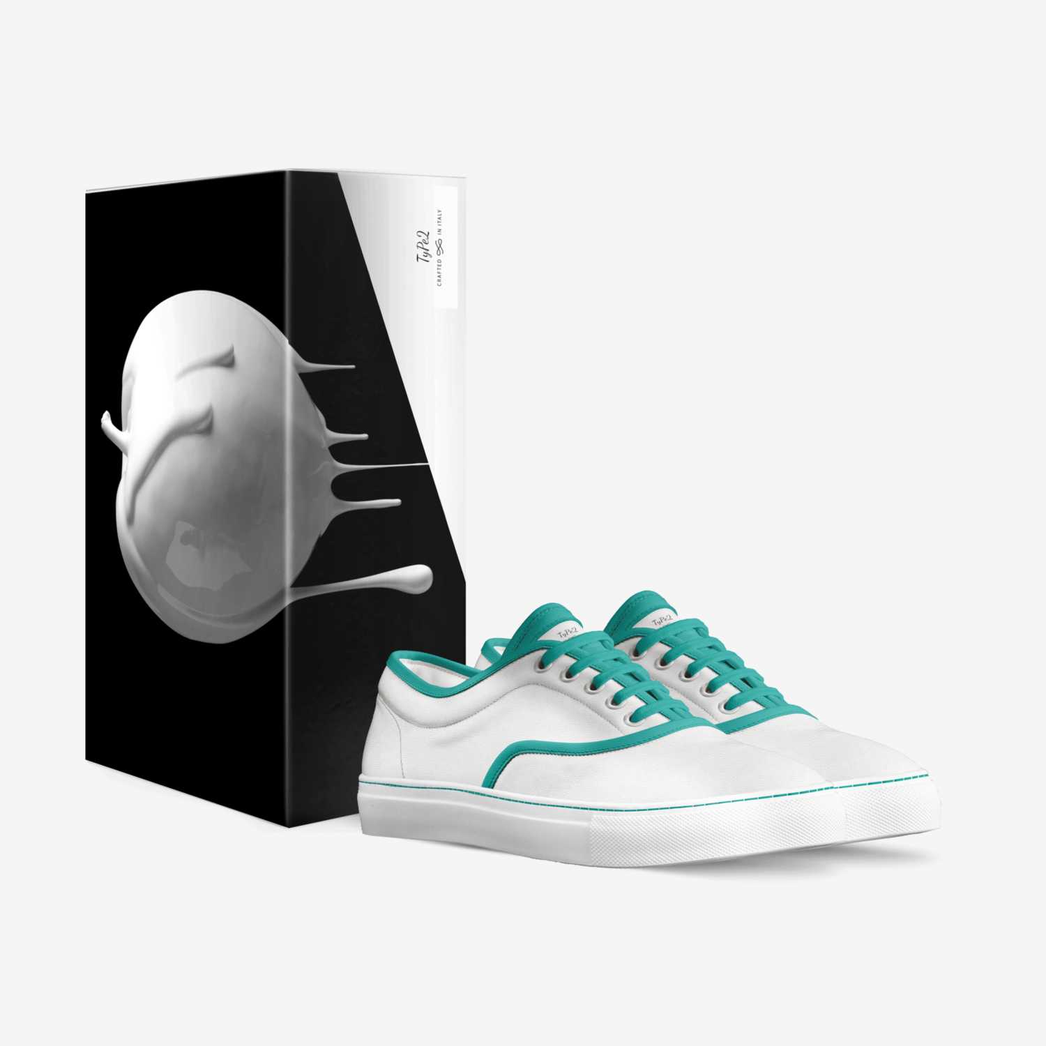 TyPe2 custom made in Italy shoes by Deon Swaqqur | Box view