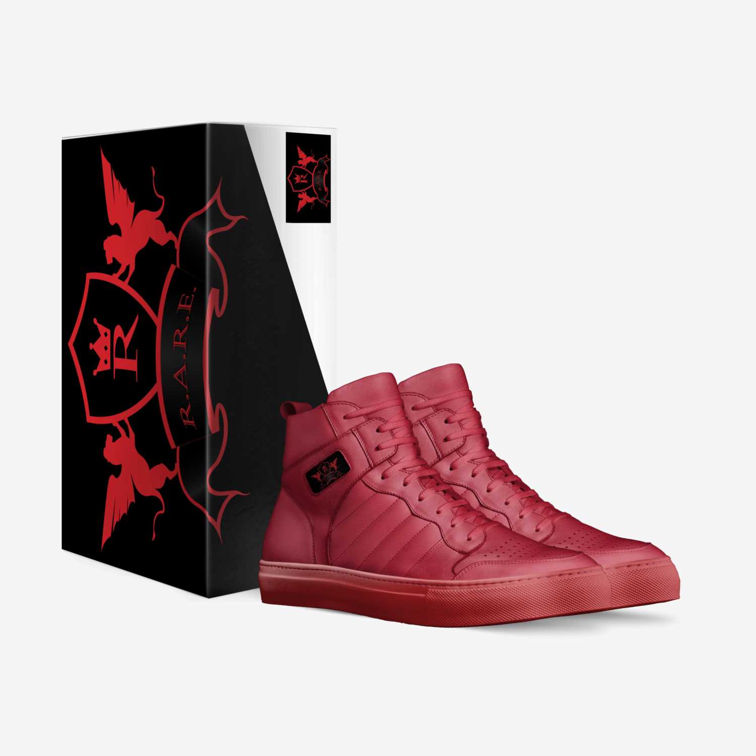CRIMSON custom made in Italy shoes by John A. Annan | Box view