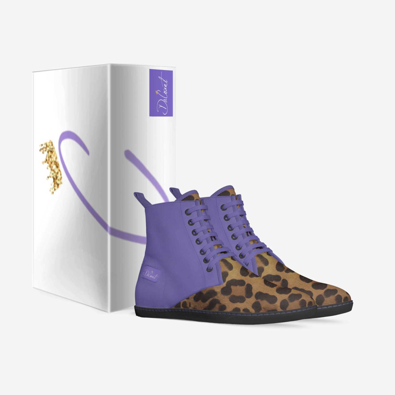 Purple majesty II custom made in Italy shoes by Count | Box view