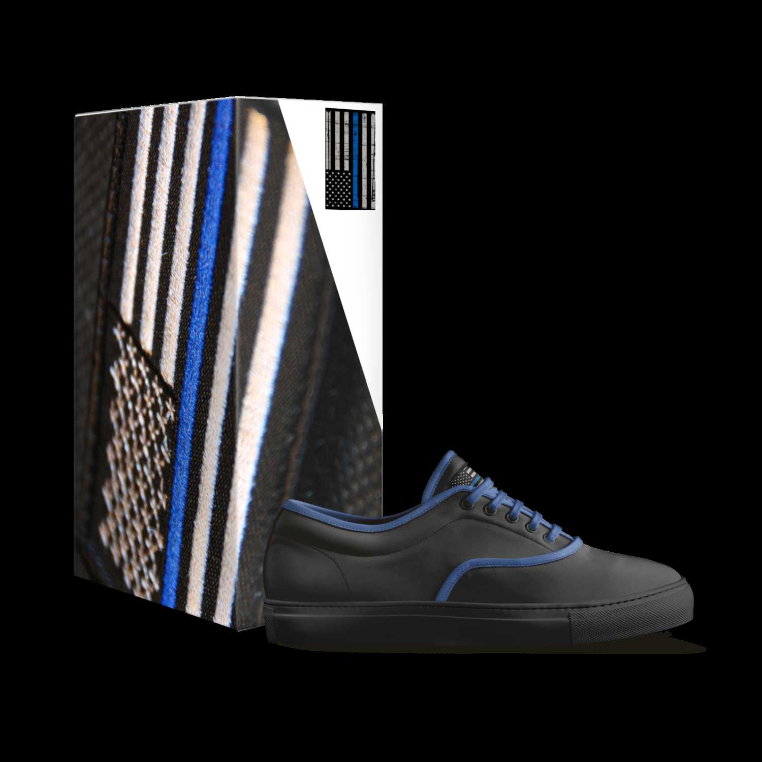 thin blue line shoes