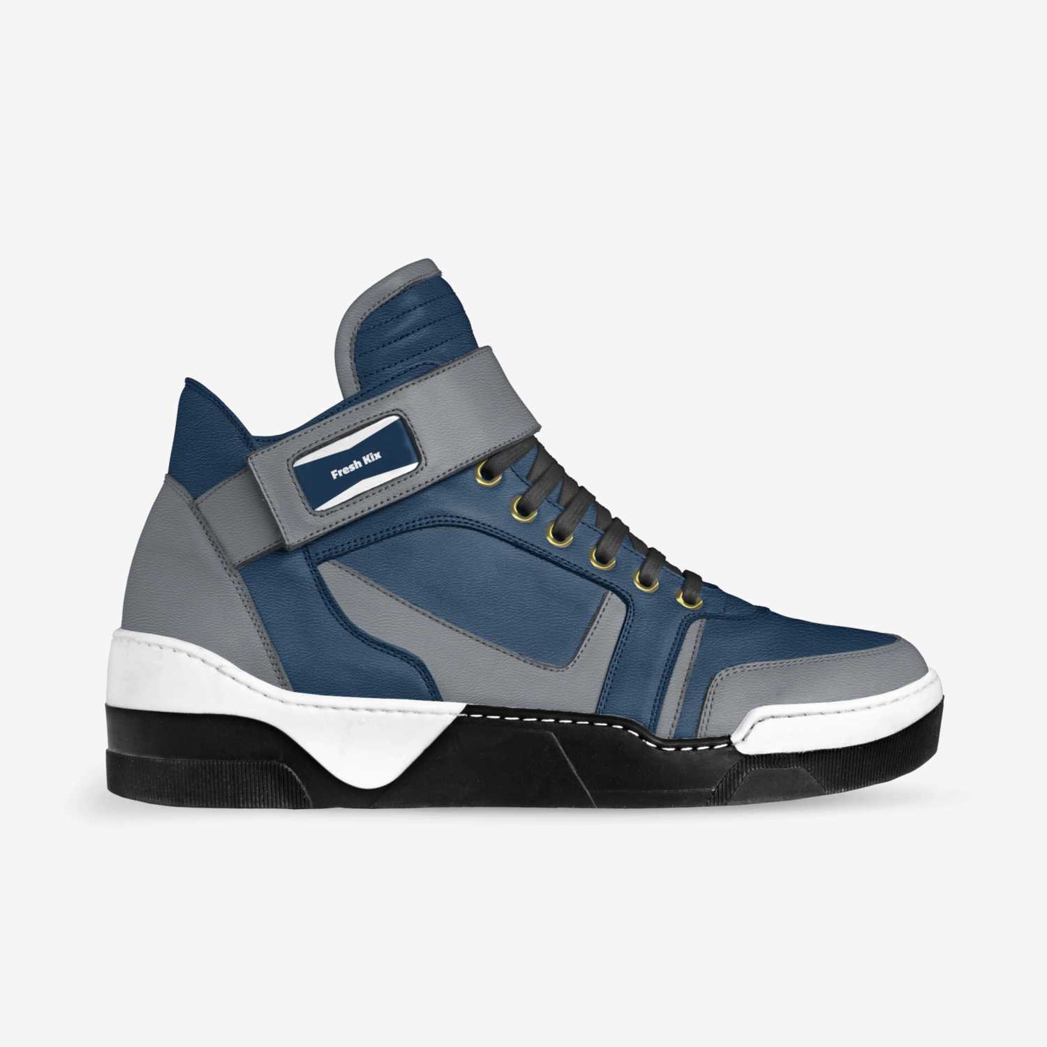 Fresh Kix custom made in Italy shoes by Riley Neupauer | Side view