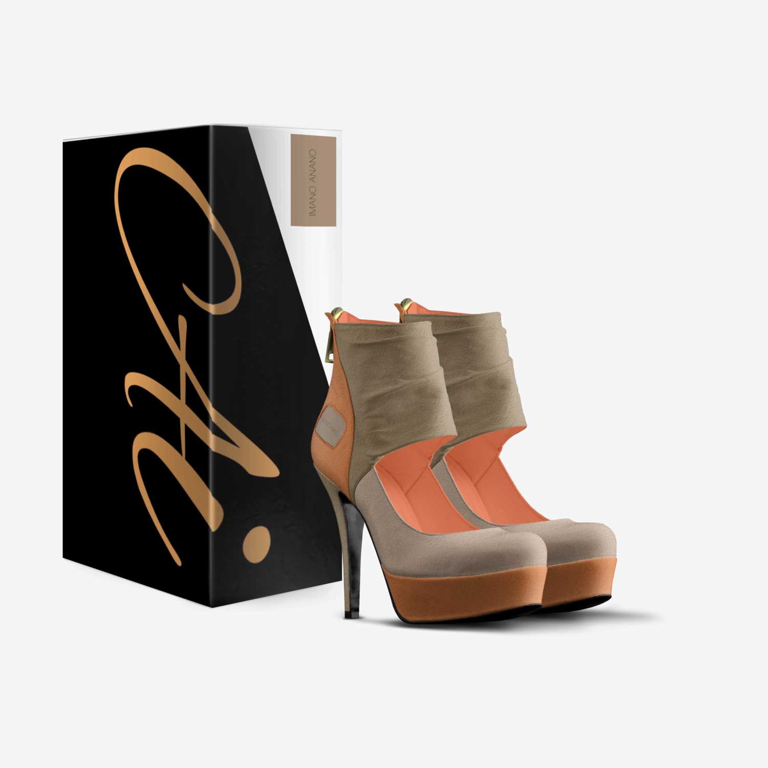 Imanoanano  custom made in Italy shoes by Iman A | Box view