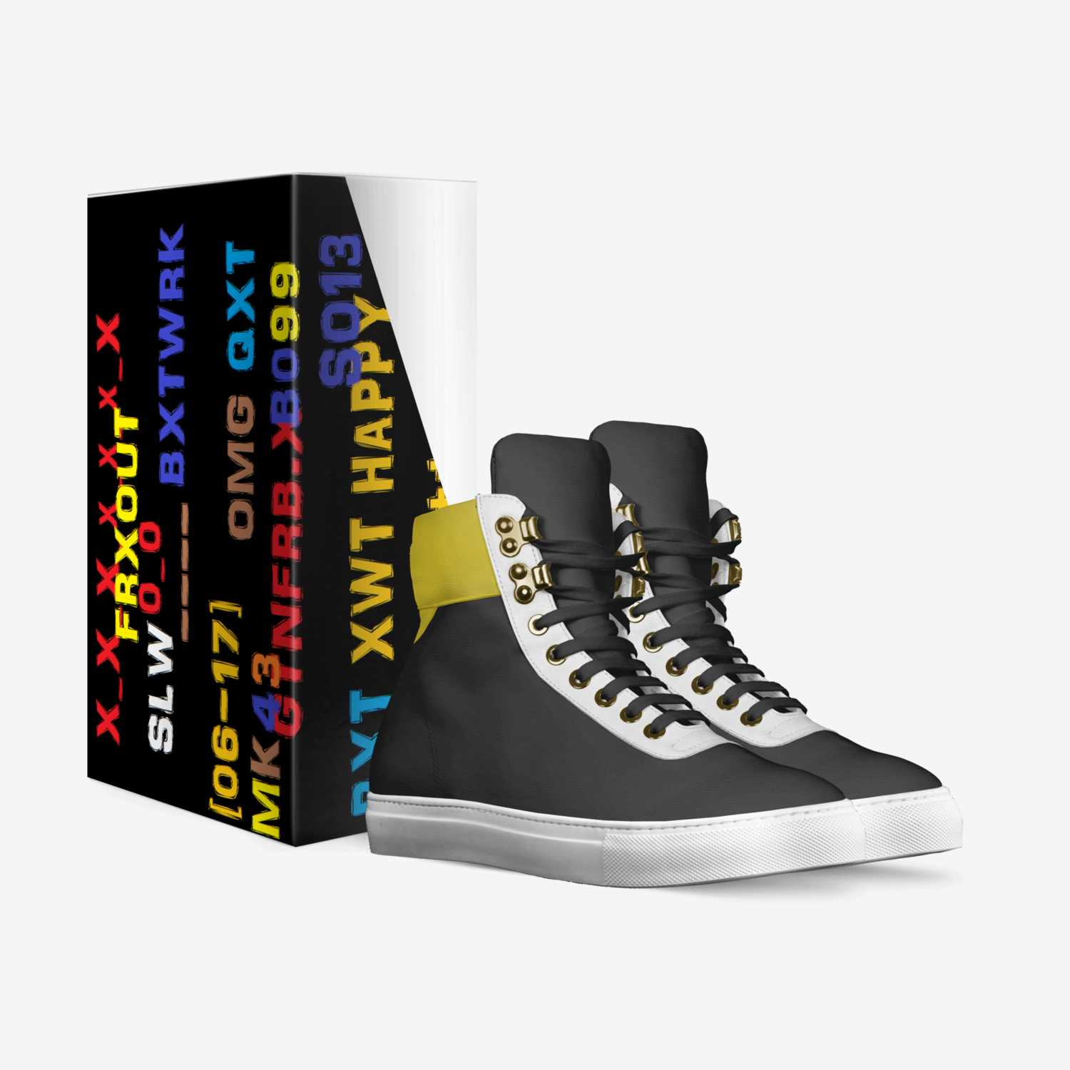 GFX custom made in Italy shoes by Derrick Ofori | Box view