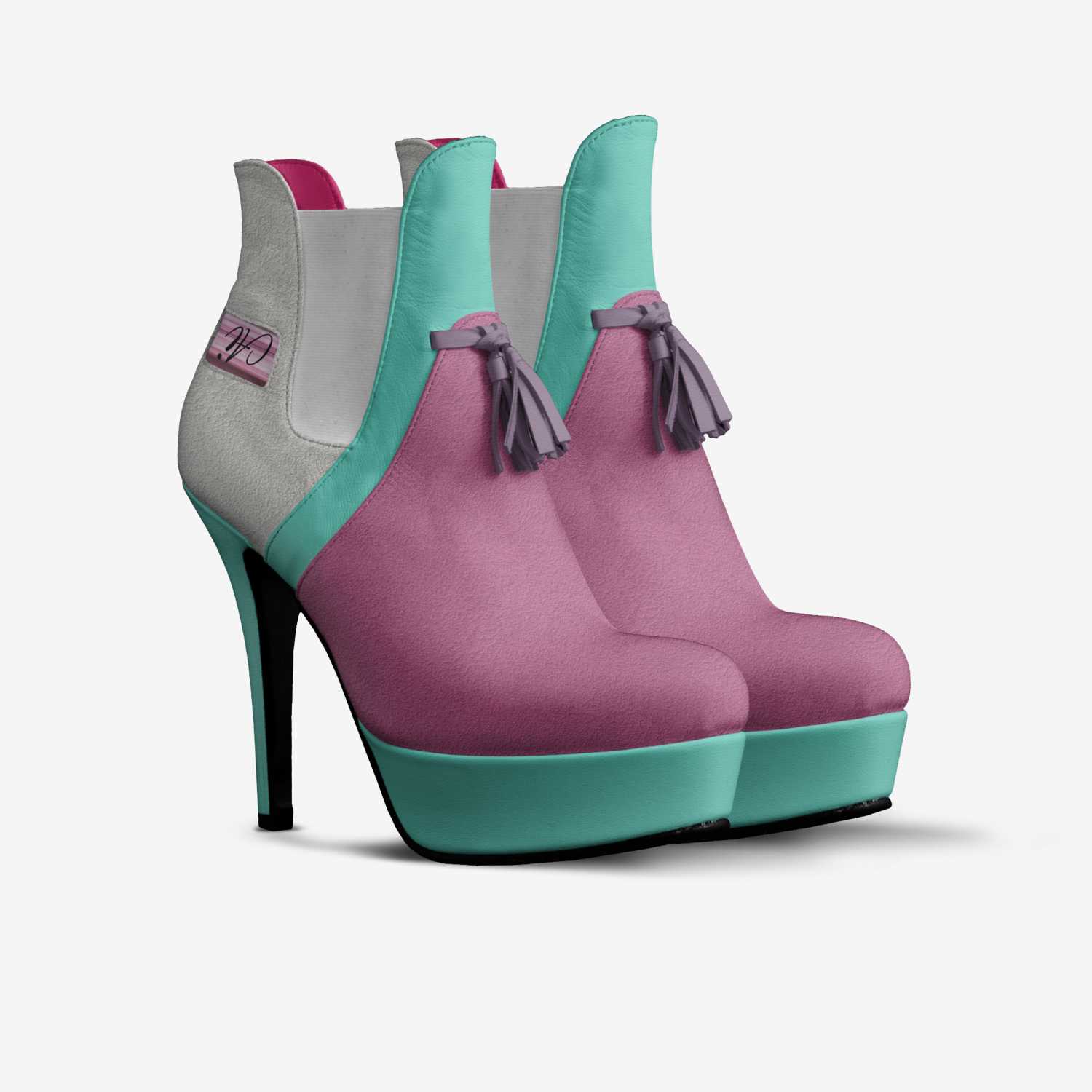Imanoanano custom made in Italy shoes by Iman A | Double view