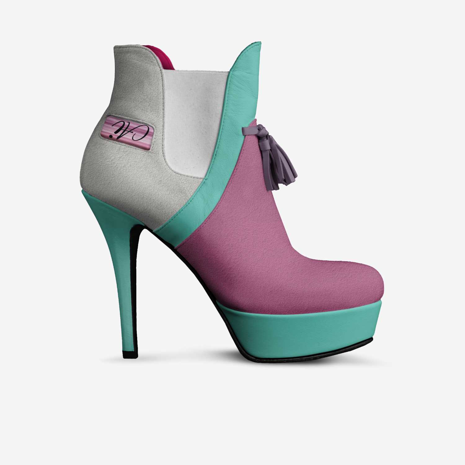 Imanoanano custom made in Italy shoes by Iman A | Side view