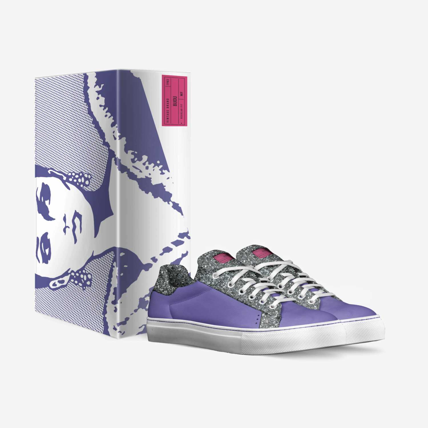 Bijou custom made in Italy shoes by Rebekah Davis | Box view