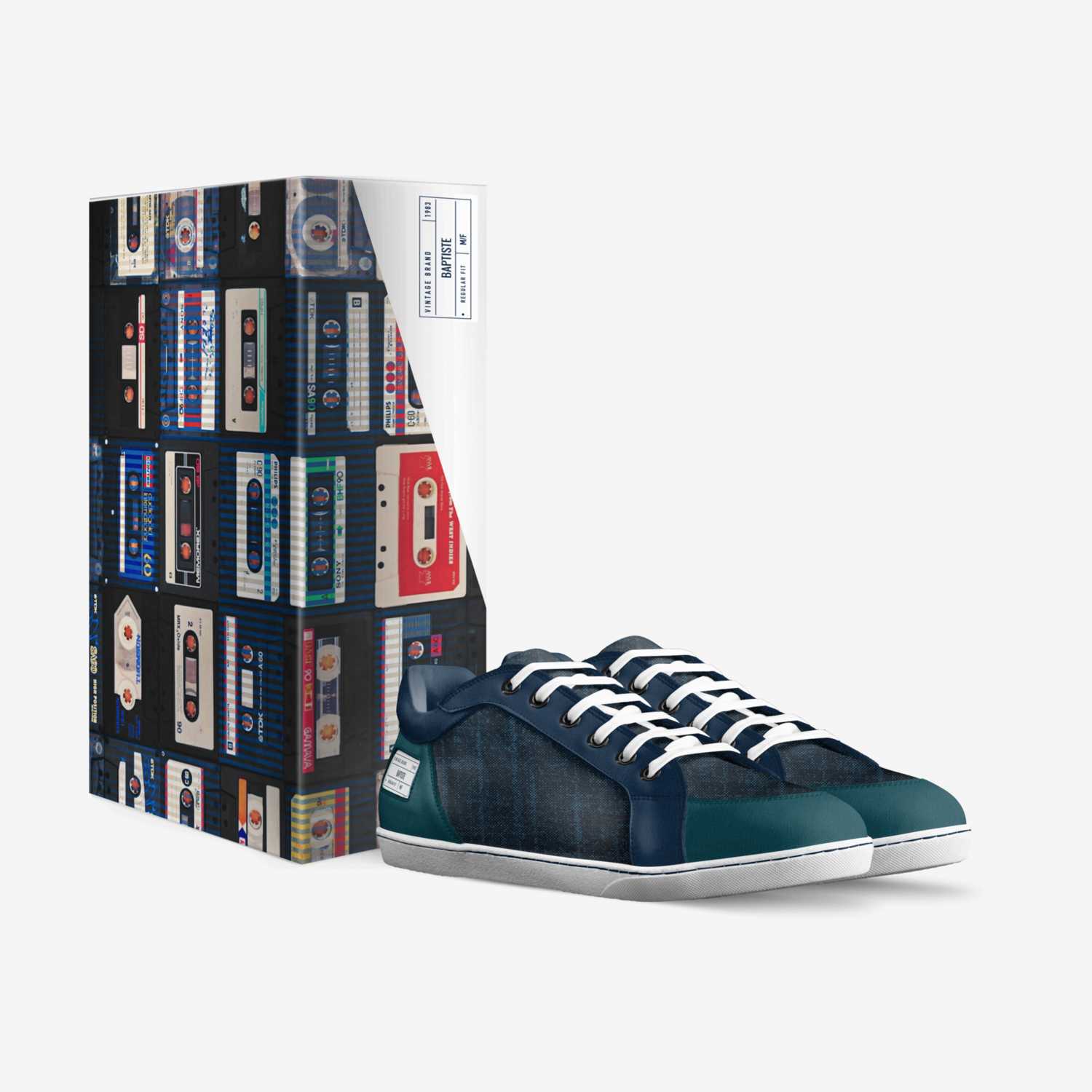 Baptiste custom made in Italy shoes by Rebekah Davis | Box view