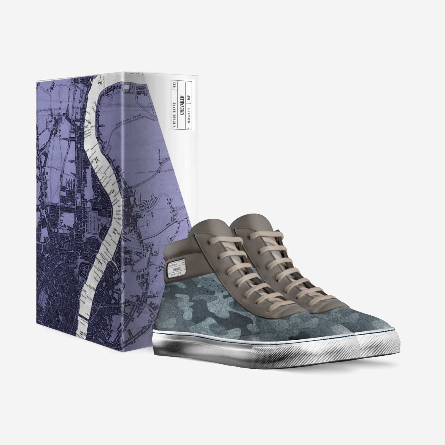 Chevailer custom made in Italy shoes by Rebekah Davis | Box view