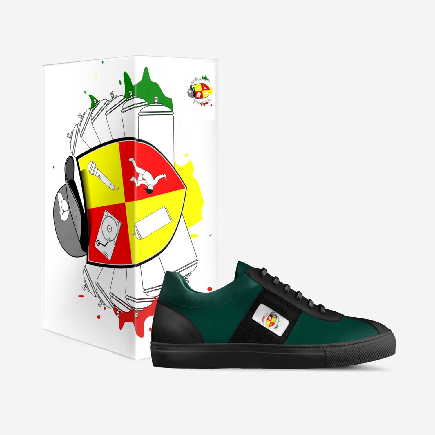 HipHop4Elements custom made in Italy shoes by Rune Laursen | Box view