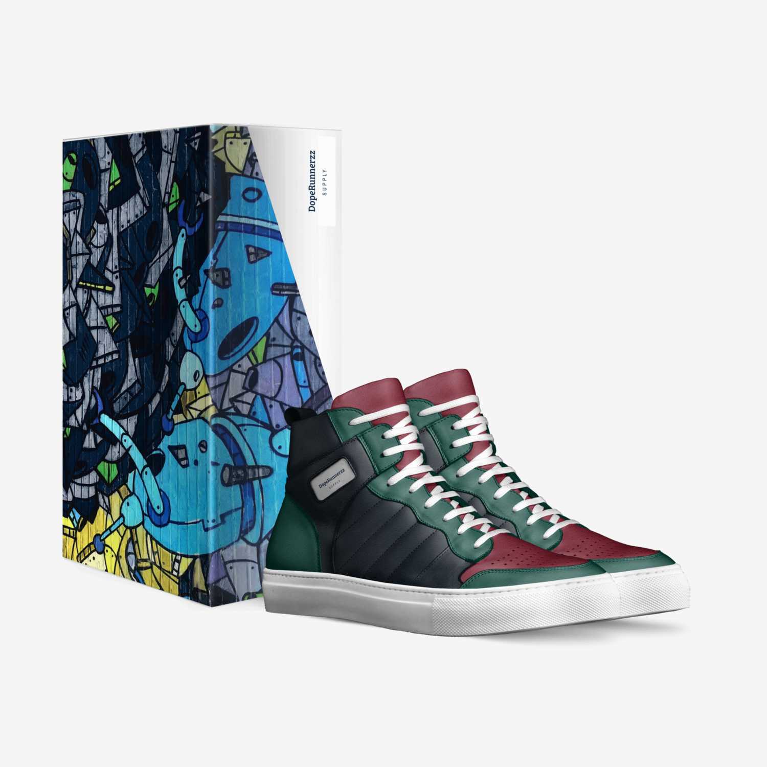 DopeRunnerzz custom made in Italy shoes by Victor Duncan | Box view