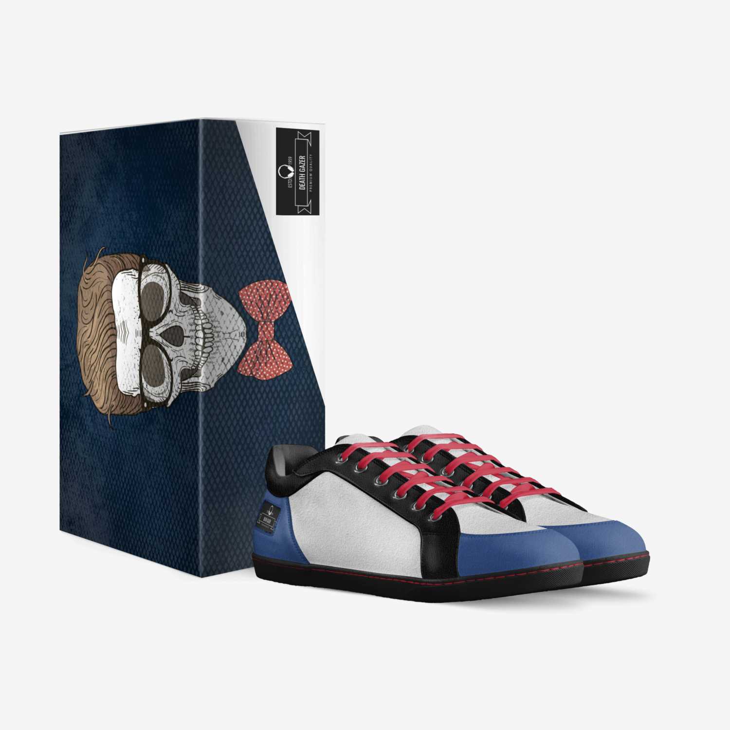 Death Gazer custom made in Italy shoes by Smeet Sanghani | Box view