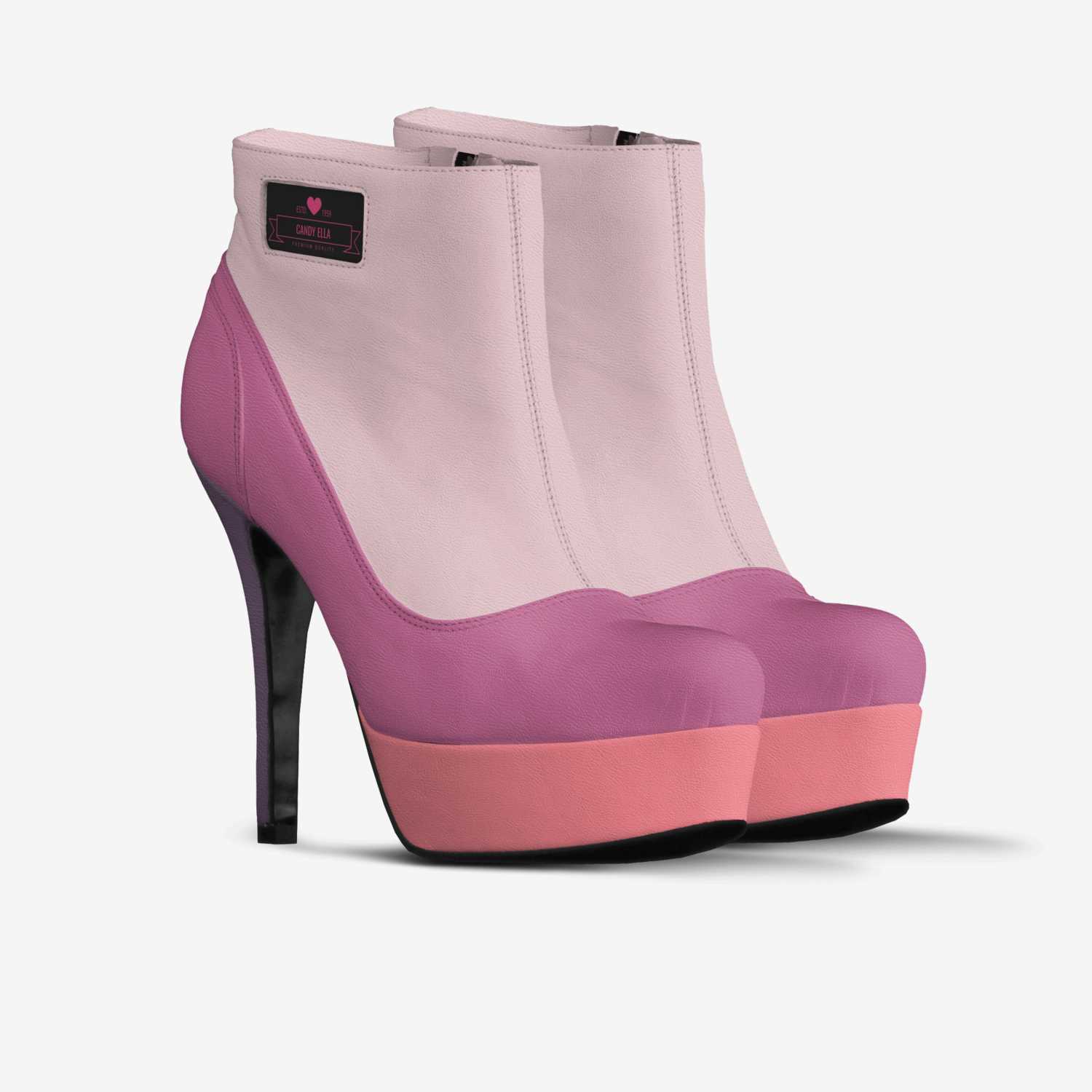 candy ella custom made in Italy shoes by Ella Rascoe | Double view