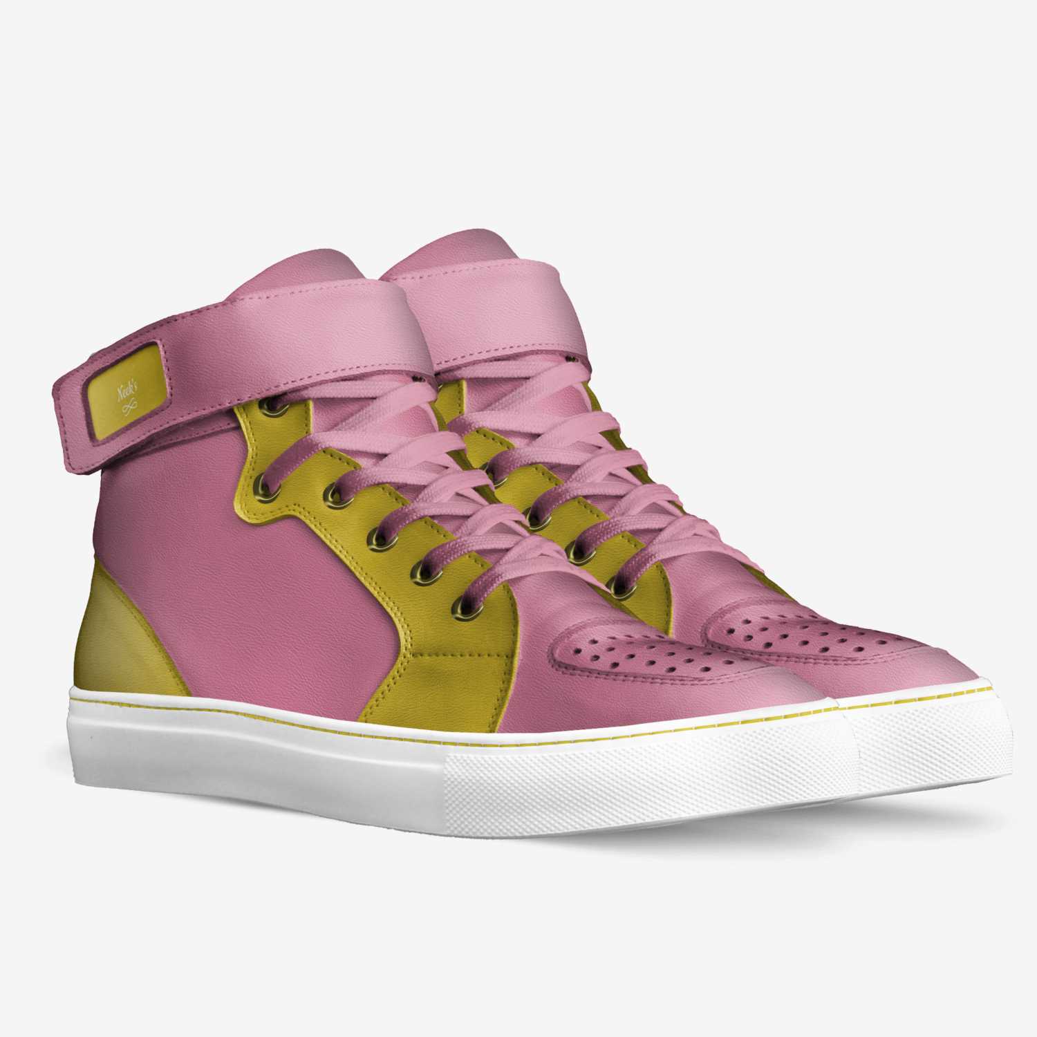 Neek's custom made in Italy shoes by Caiden Jackson | Double view