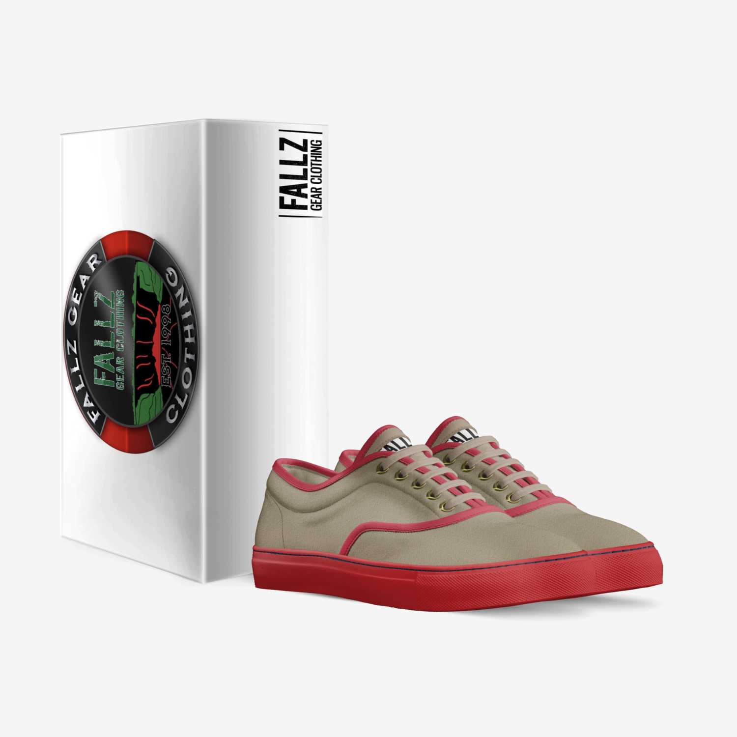 Fallz Gear: Deck custom made in Italy shoes by Fallz Gear | Box view
