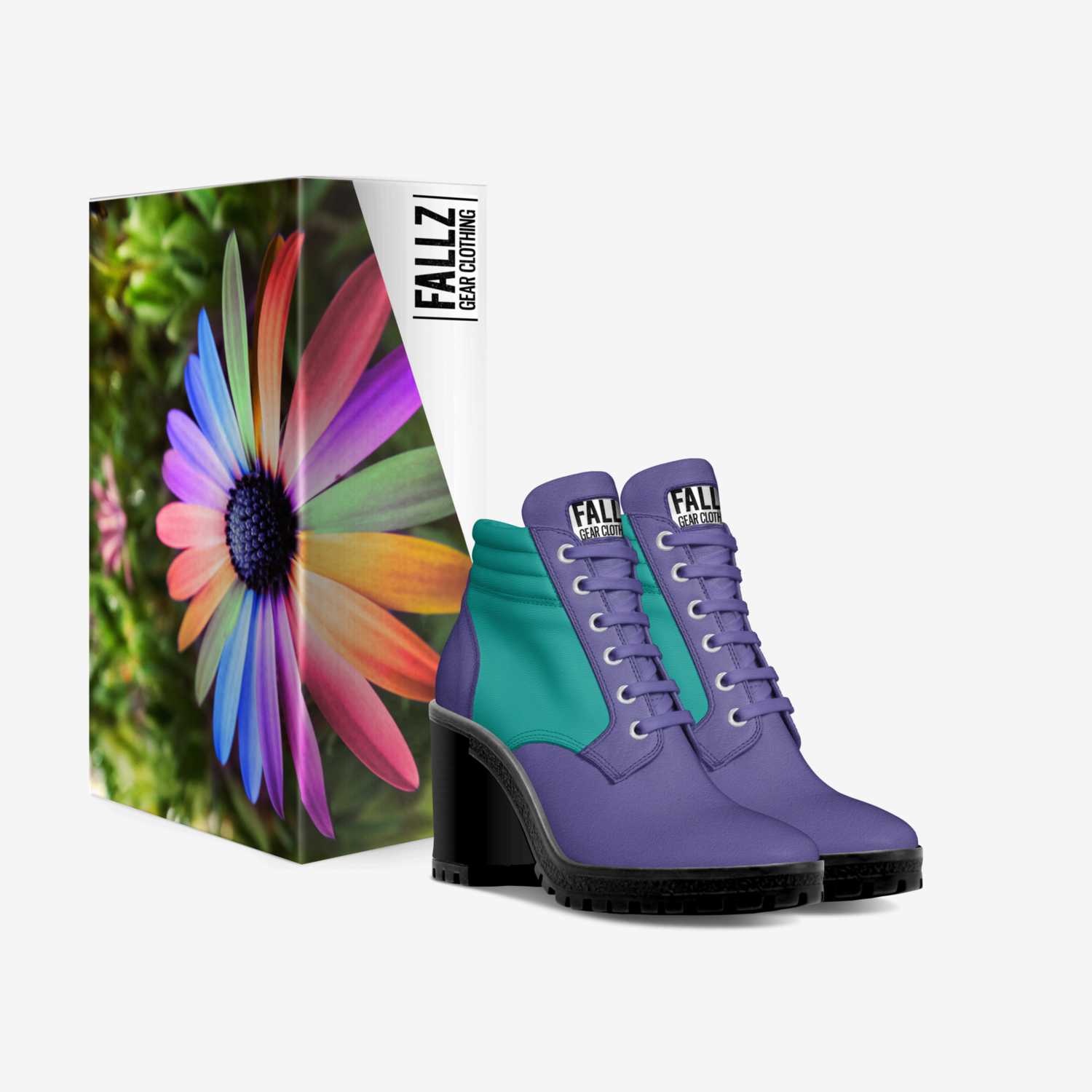 Fallz Gear: Flower custom made in Italy shoes by Fallz Gear | Box view