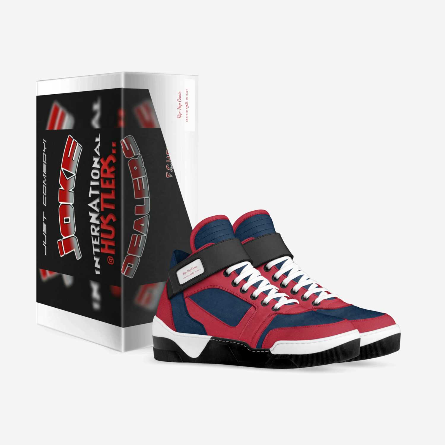 Hip-Hop Comic custom made in Italy shoes by Eric Deshields | Box view