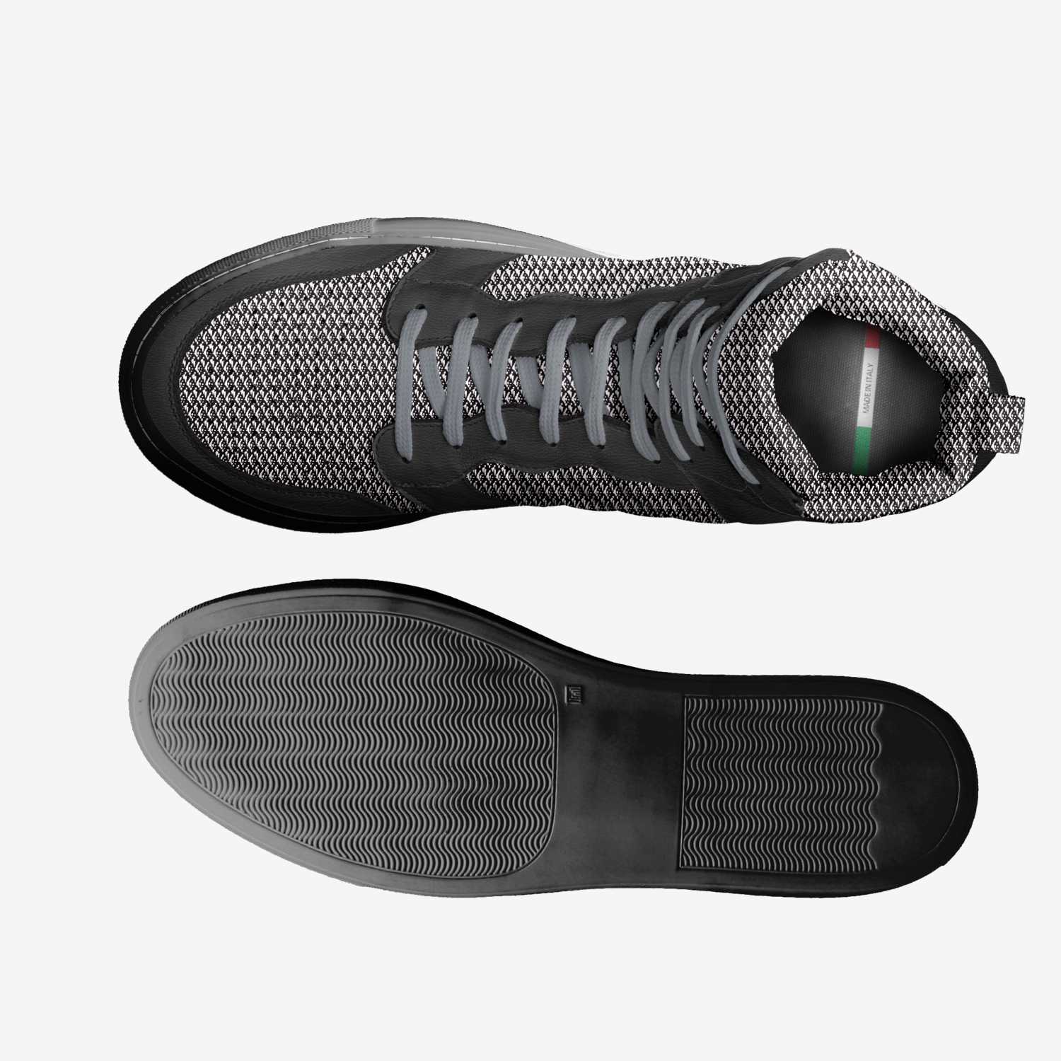 vics platinum custom made in Italy shoes by Brayden Murphy | Top view