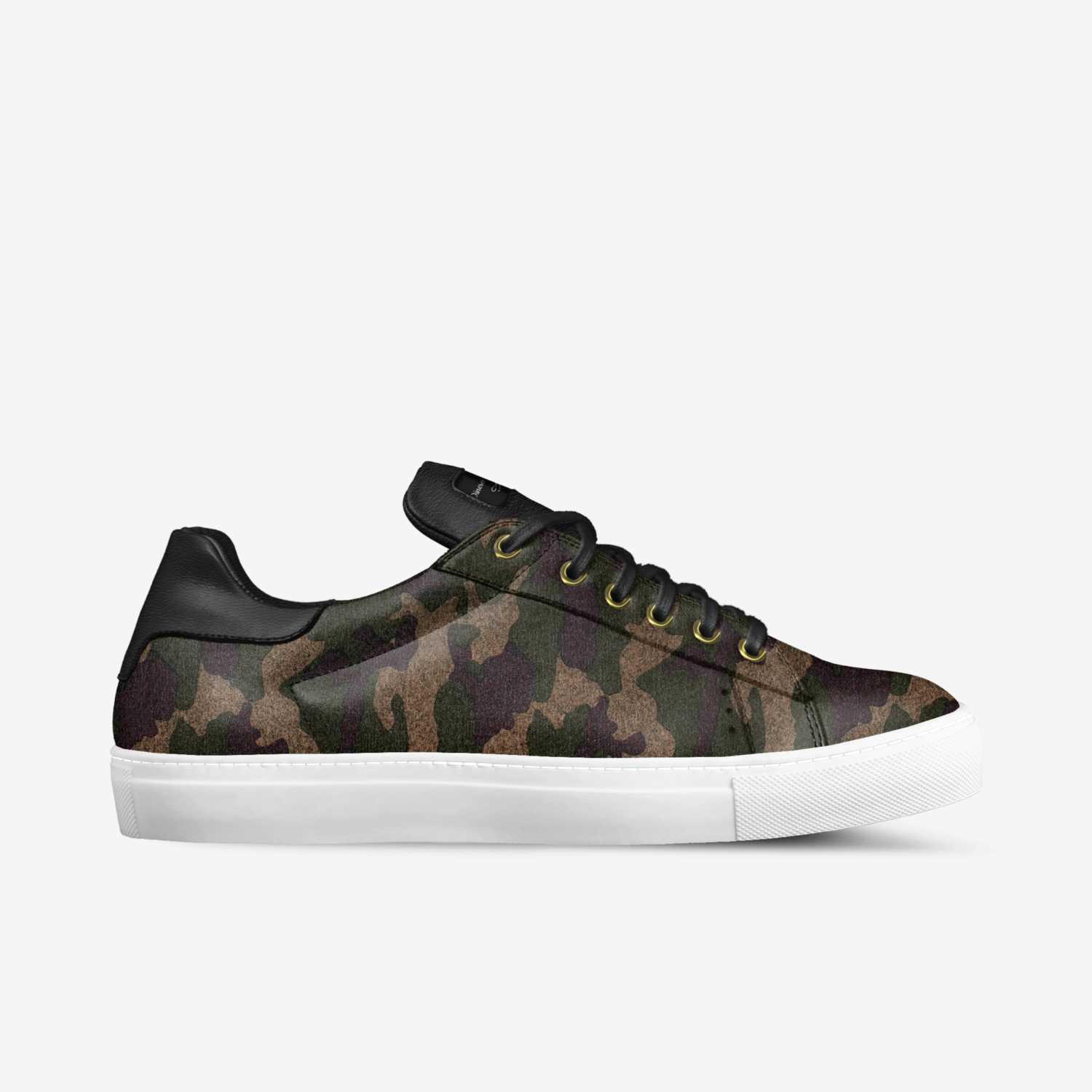 Lowtop  custom made in Italy shoes by Dinero Rápido | Side view