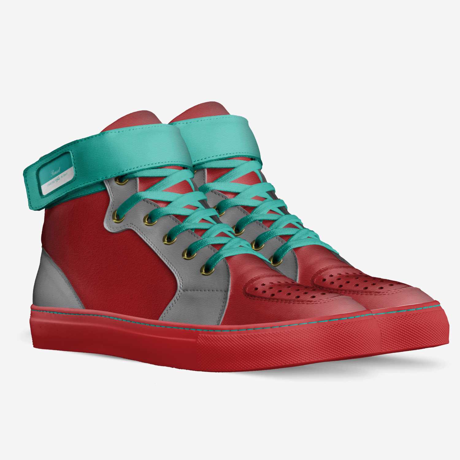 Sunset custom made in Italy shoes by Peanut Butter | Double view