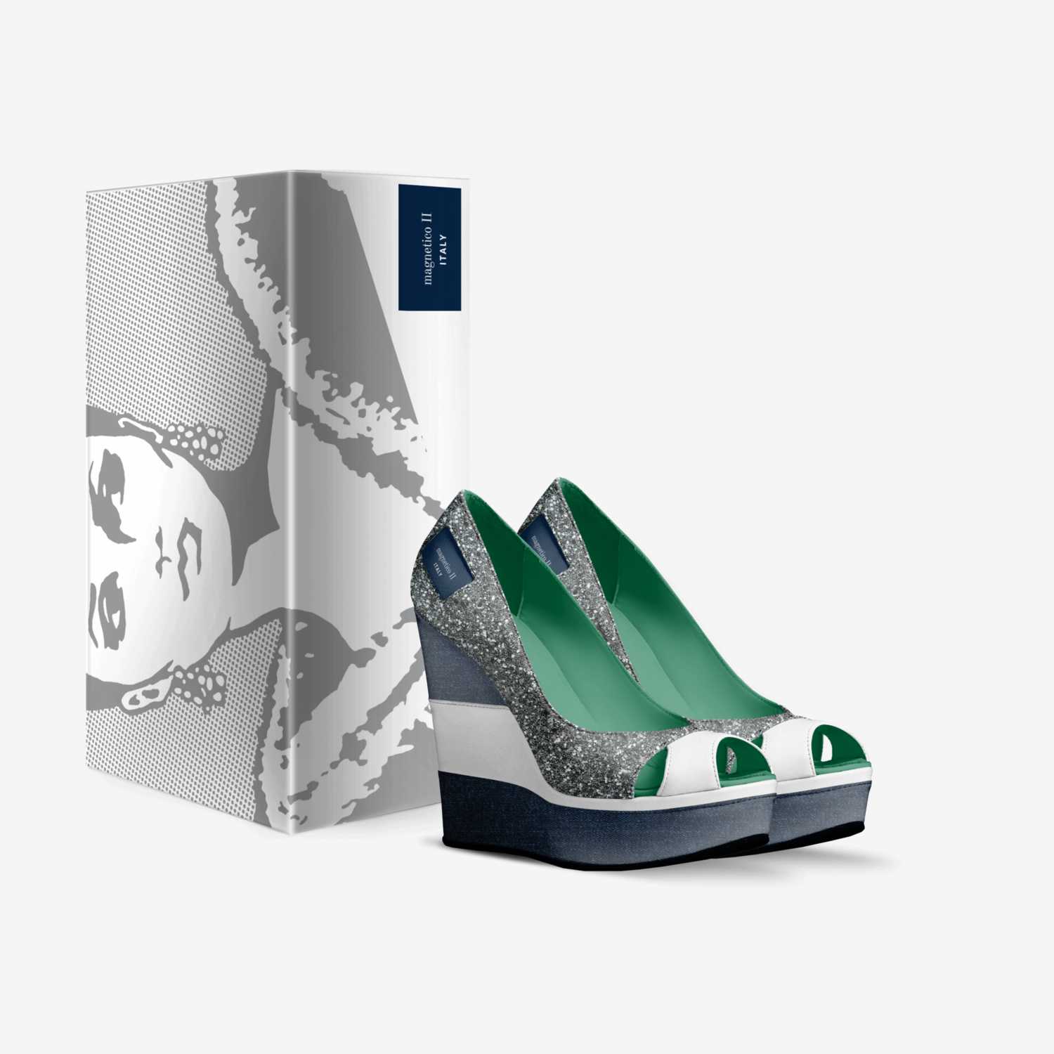 magnetico II SEA custom made in Italy shoes by Jesús Sandoval | Box view