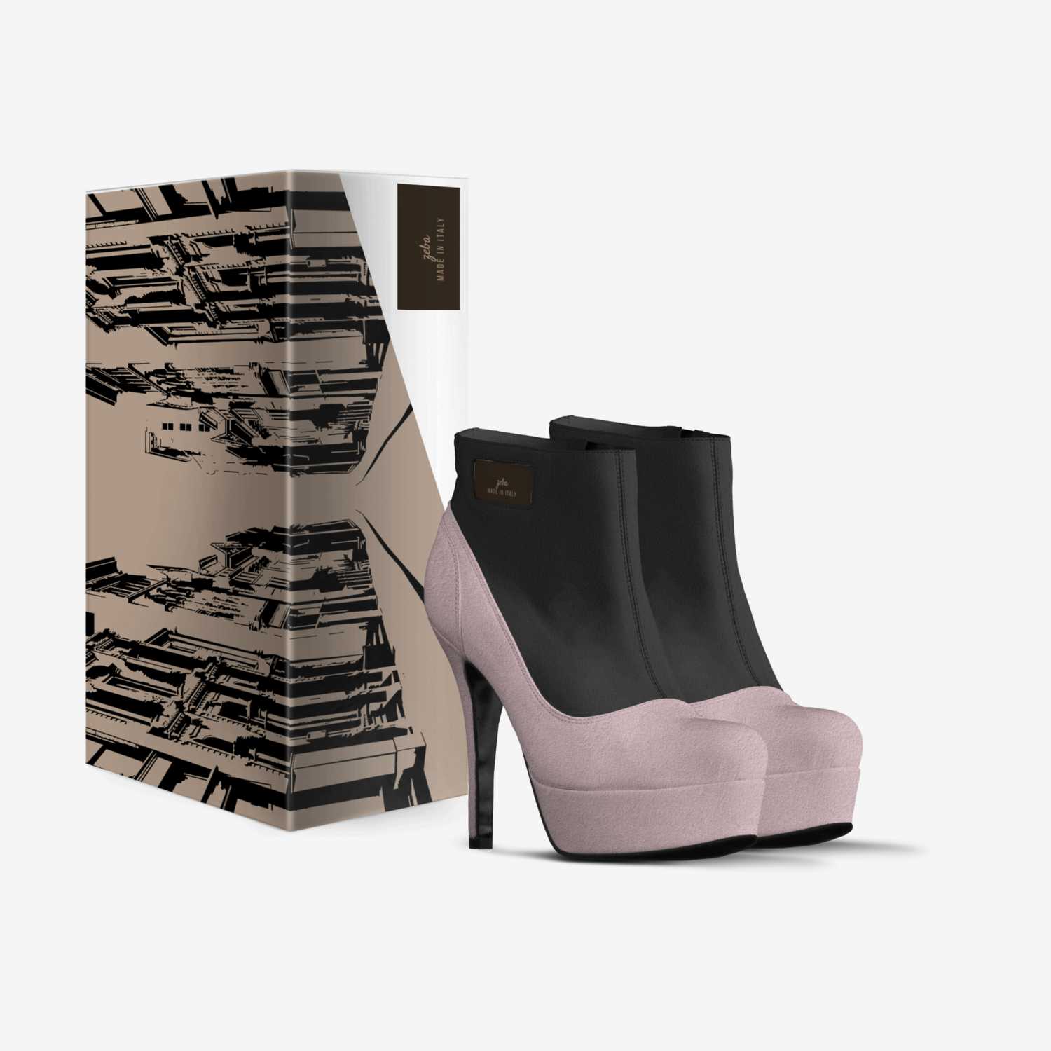 zeba custom made in Italy shoes by Zeba Mutal | Box view