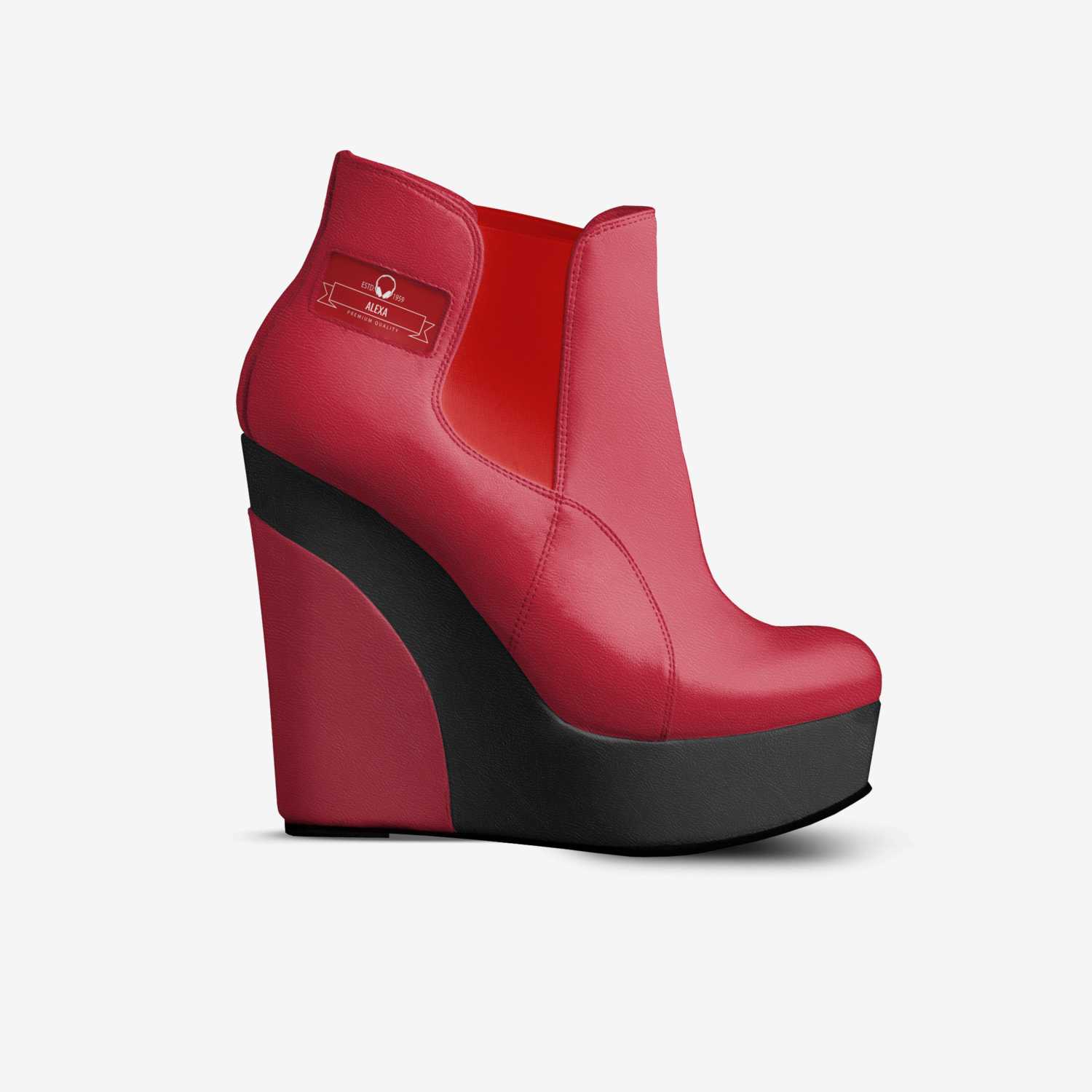 Alexa custom made in Italy shoes by Cristen Alexander | Side view