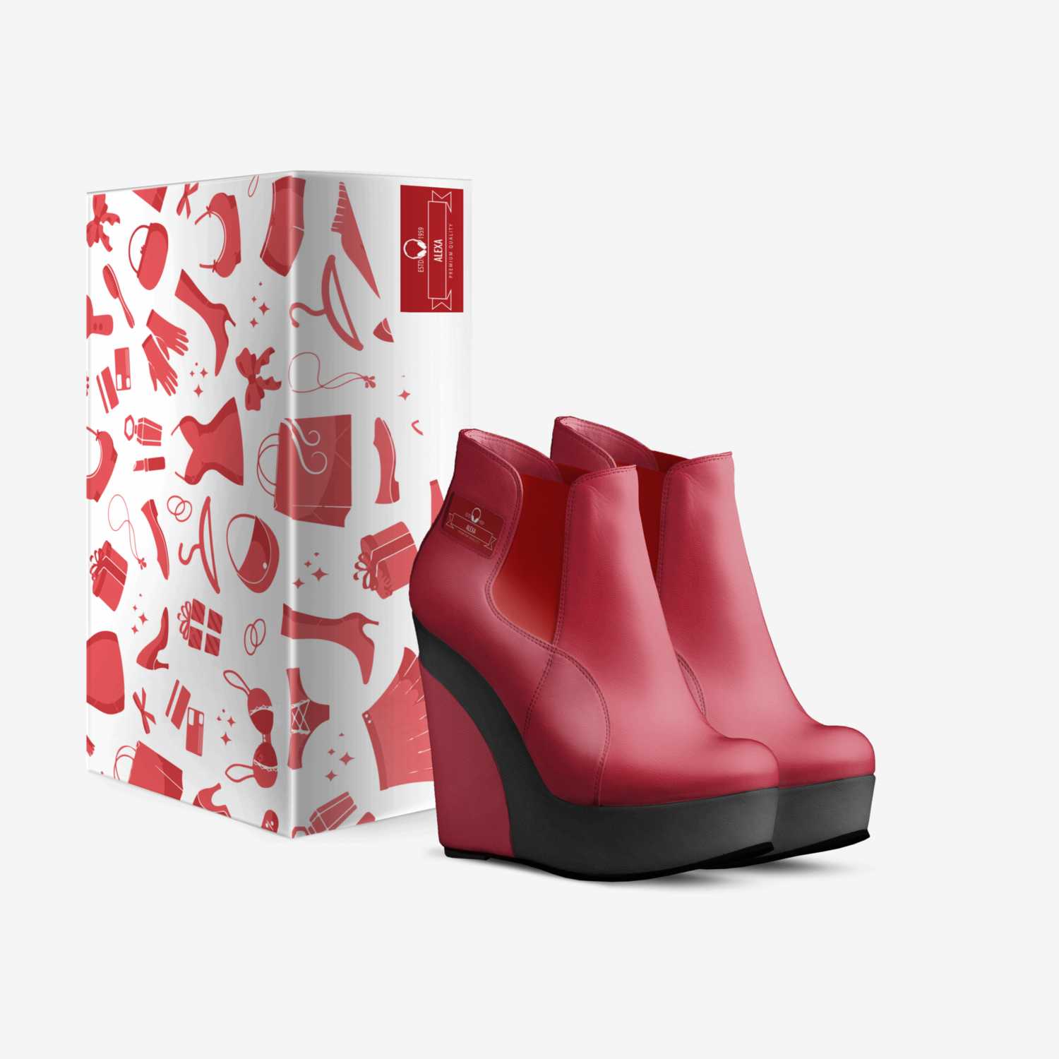 Alexa custom made in Italy shoes by Cristen Alexander | Box view