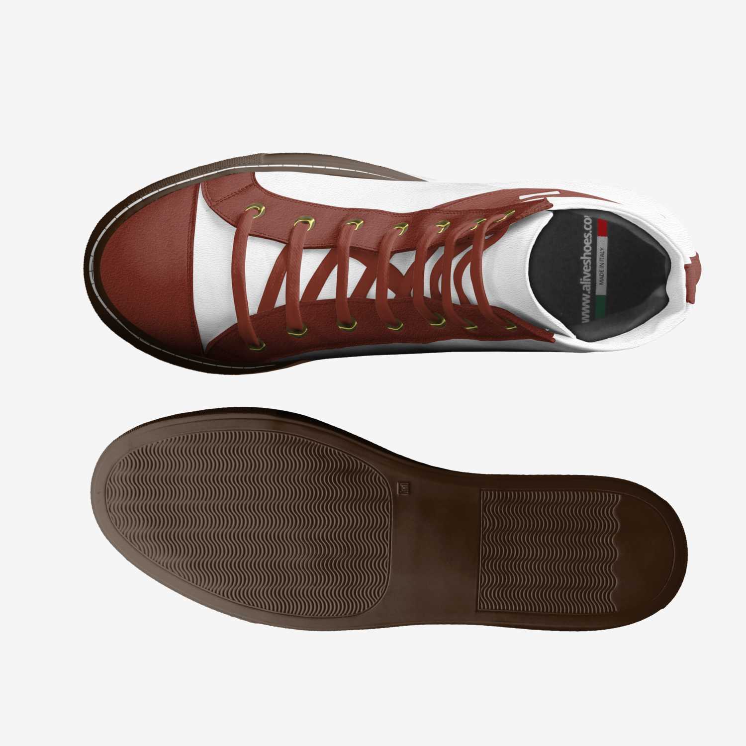 JAVONTE custom made in Italy shoes by Allen Lewis | Top view