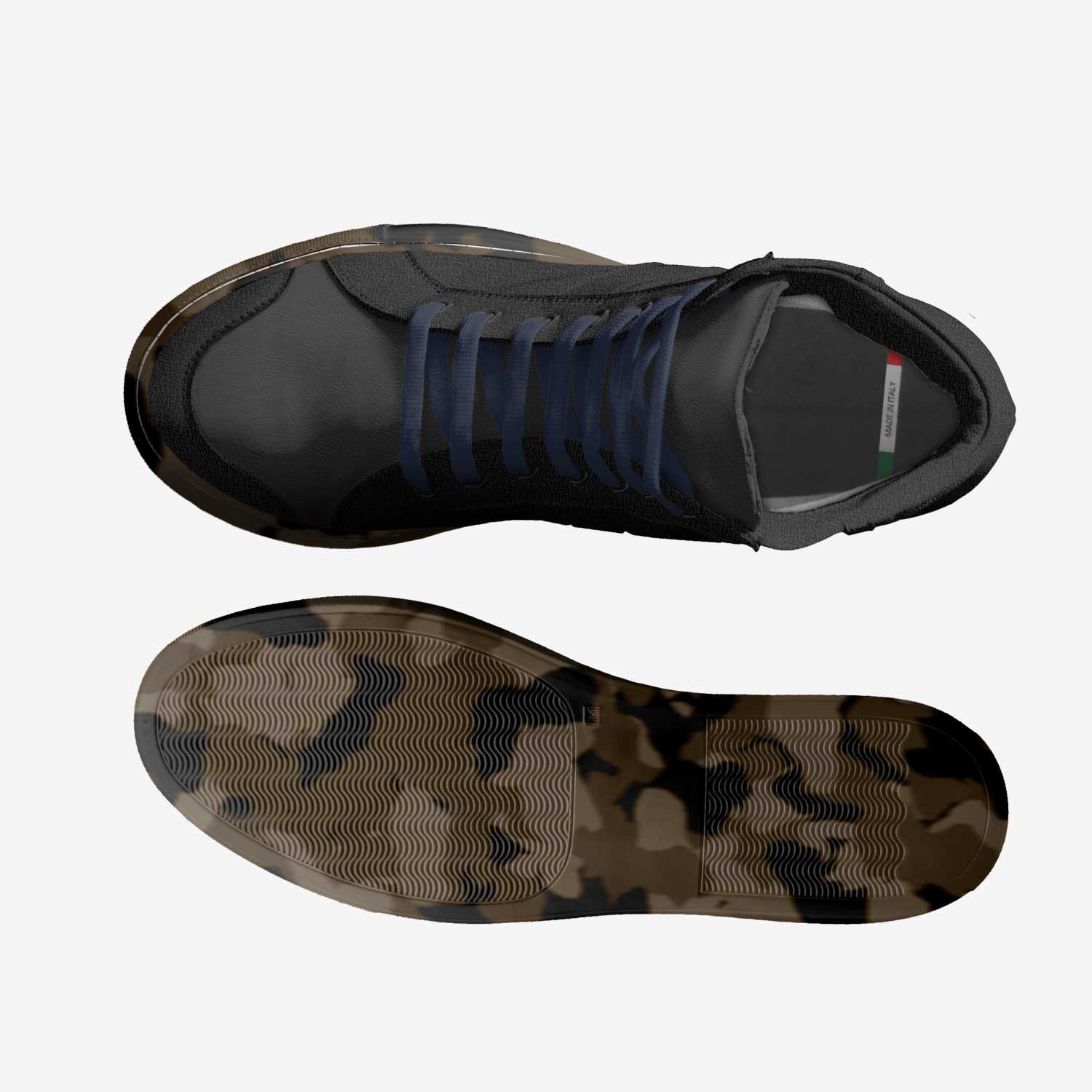 fearless custom made in Italy shoes by Darren Davis-kandler | Top view