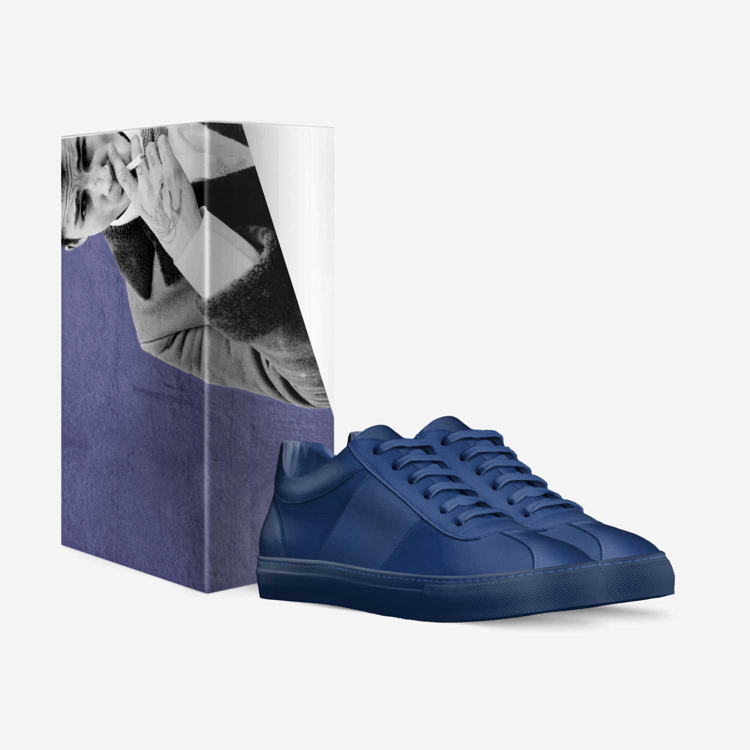 Dopeman's custom made in Italy shoes by Jamal Foster | Box view