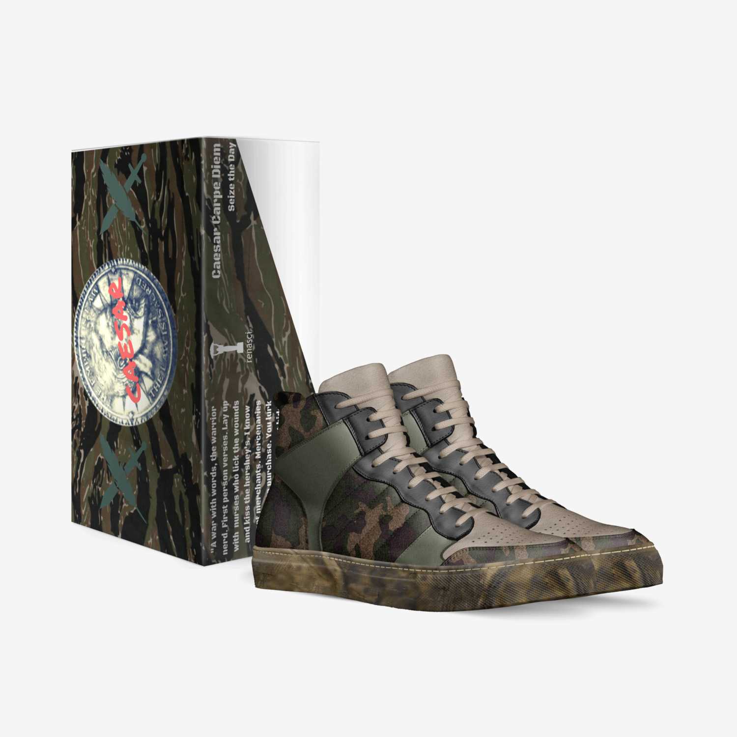 WAR  custom made in Italy shoes by Renasci Culture | Box view